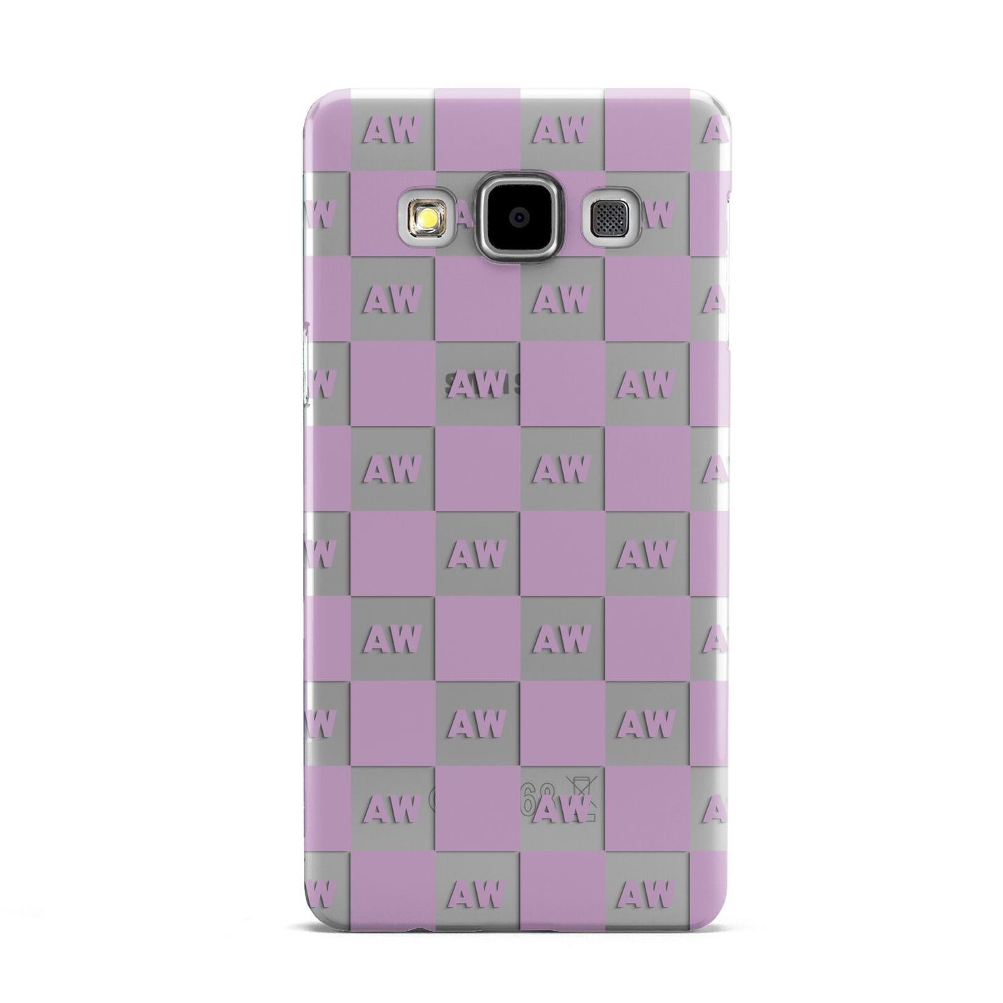 Personalised Check Grid Samsung Galaxy A5 Case