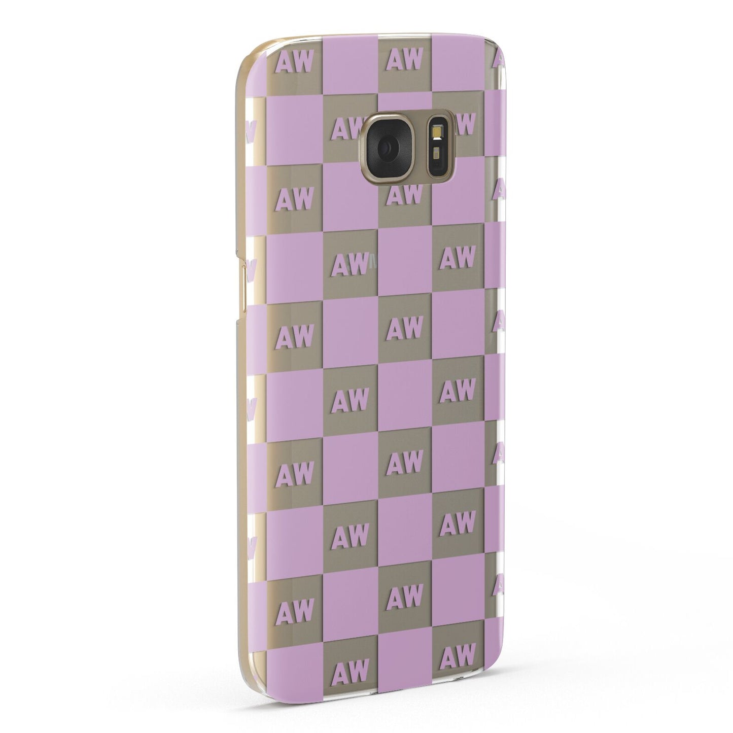 Personalised Check Grid Samsung Galaxy Case Fourty Five Degrees