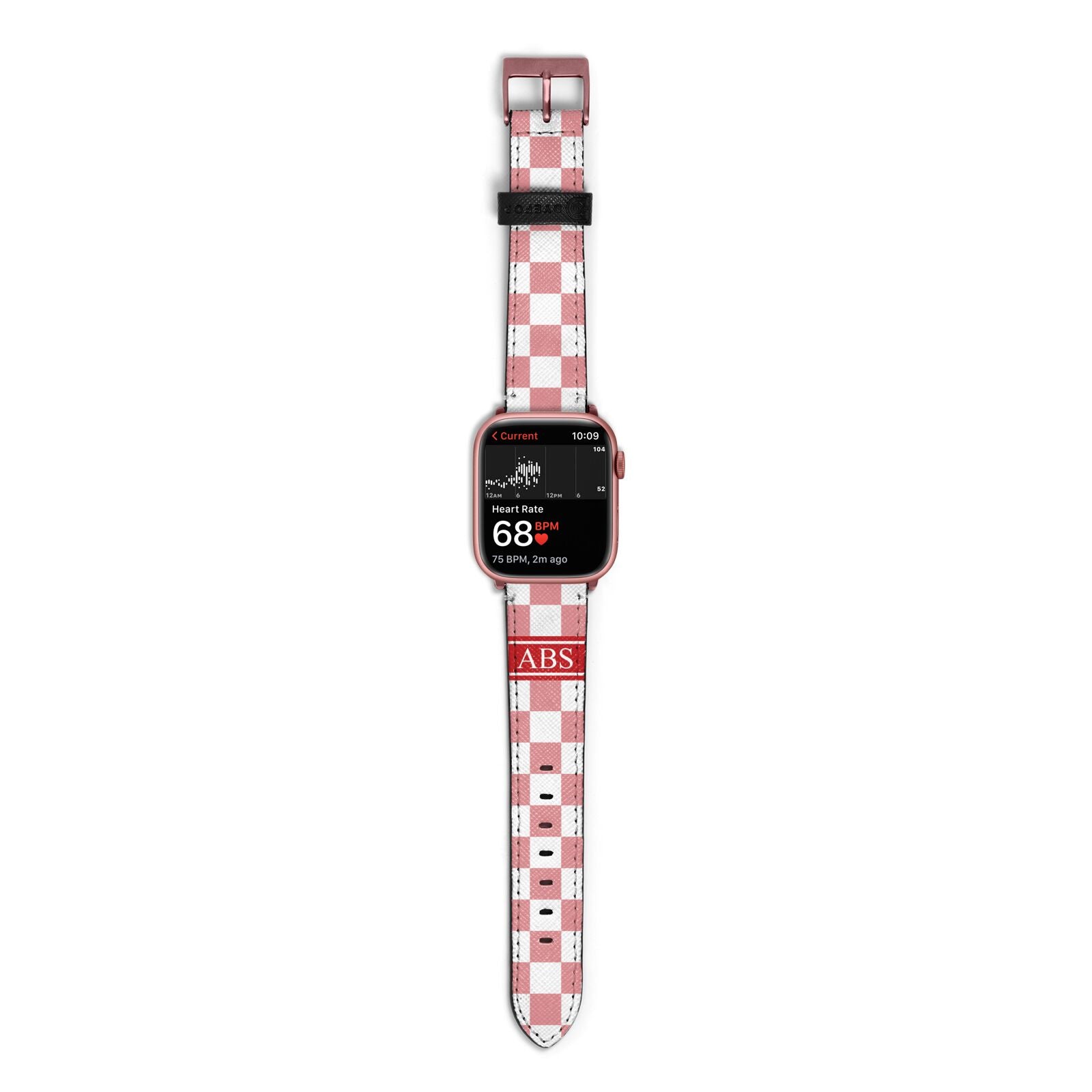 Personalised Checkered Watch Strap