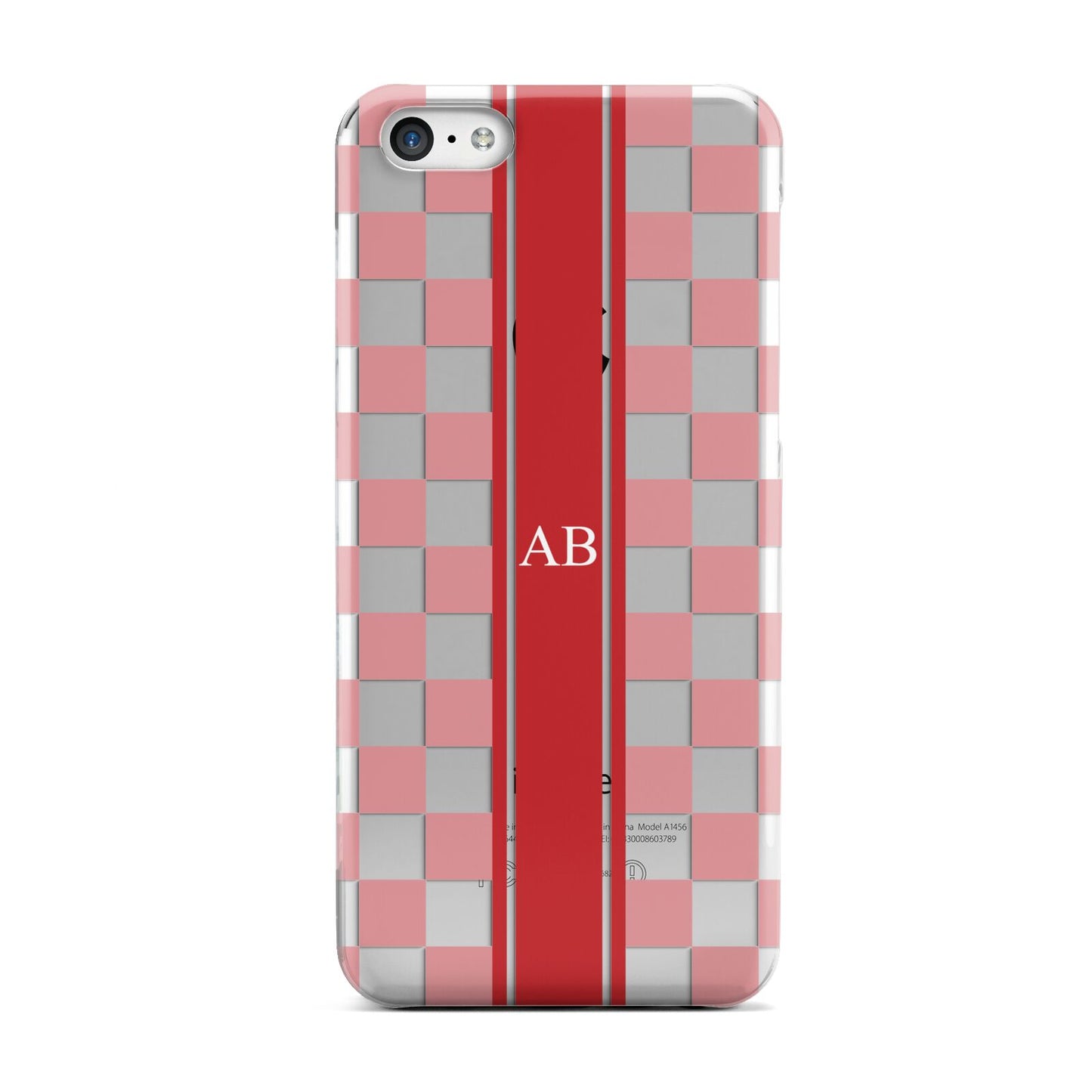 Personalised Checkered Apple iPhone 5c Case