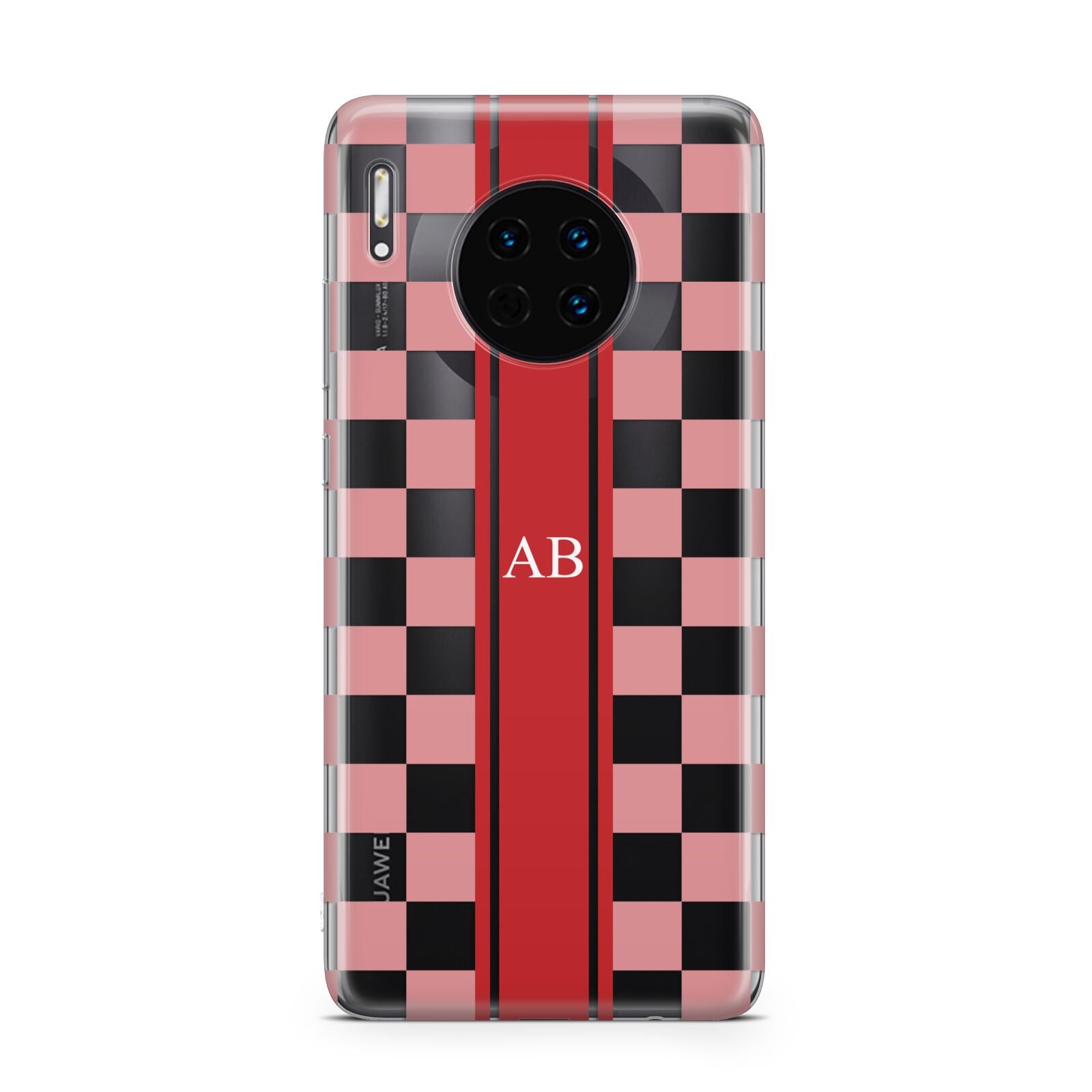 Personalised Checkered Huawei Mate 30