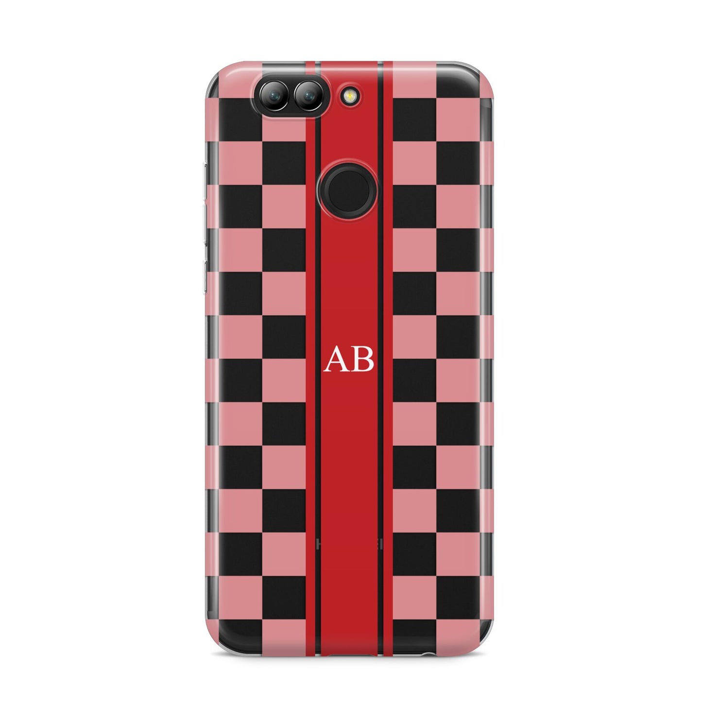 Personalised Checkered Huawei Nova 2s Phone Case