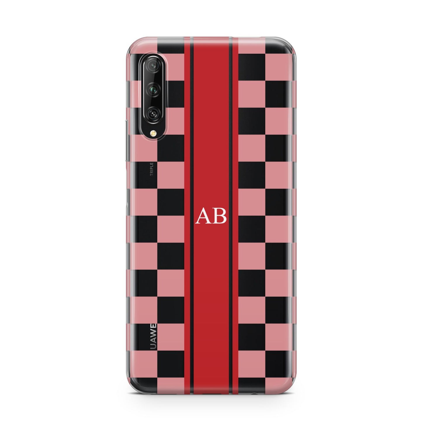 Personalised Checkered Huawei P Smart Pro 2019