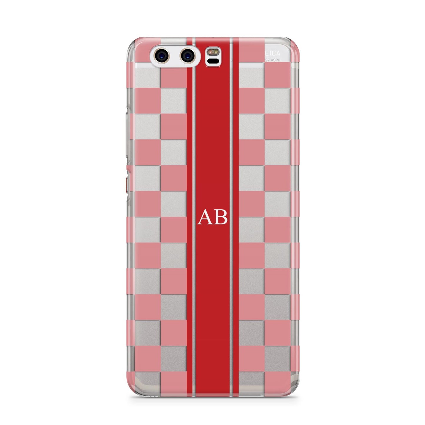 Personalised Checkered Huawei P10 Phone Case