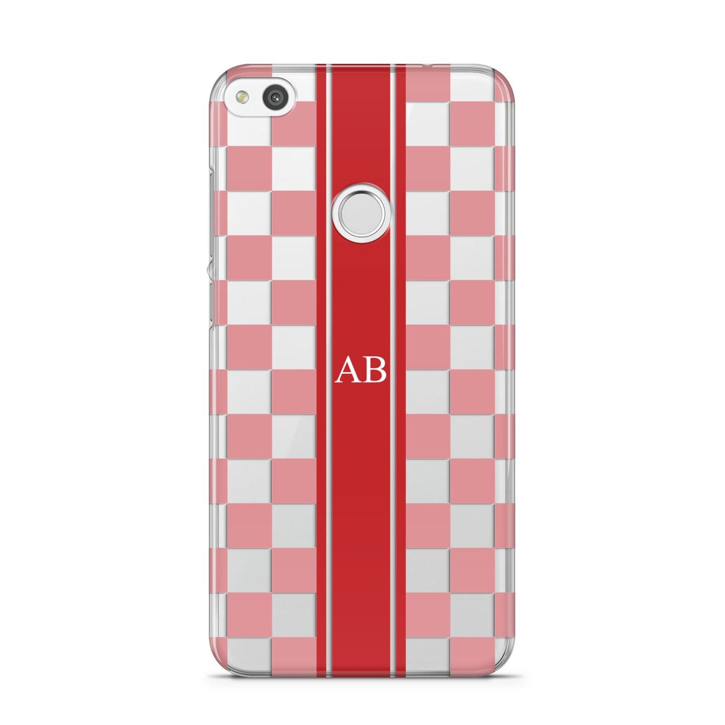 Personalised Checkered Huawei P8 Lite Case