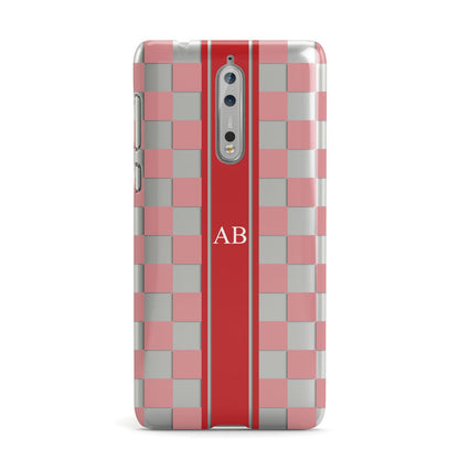 Personalised Checkered Nokia Case