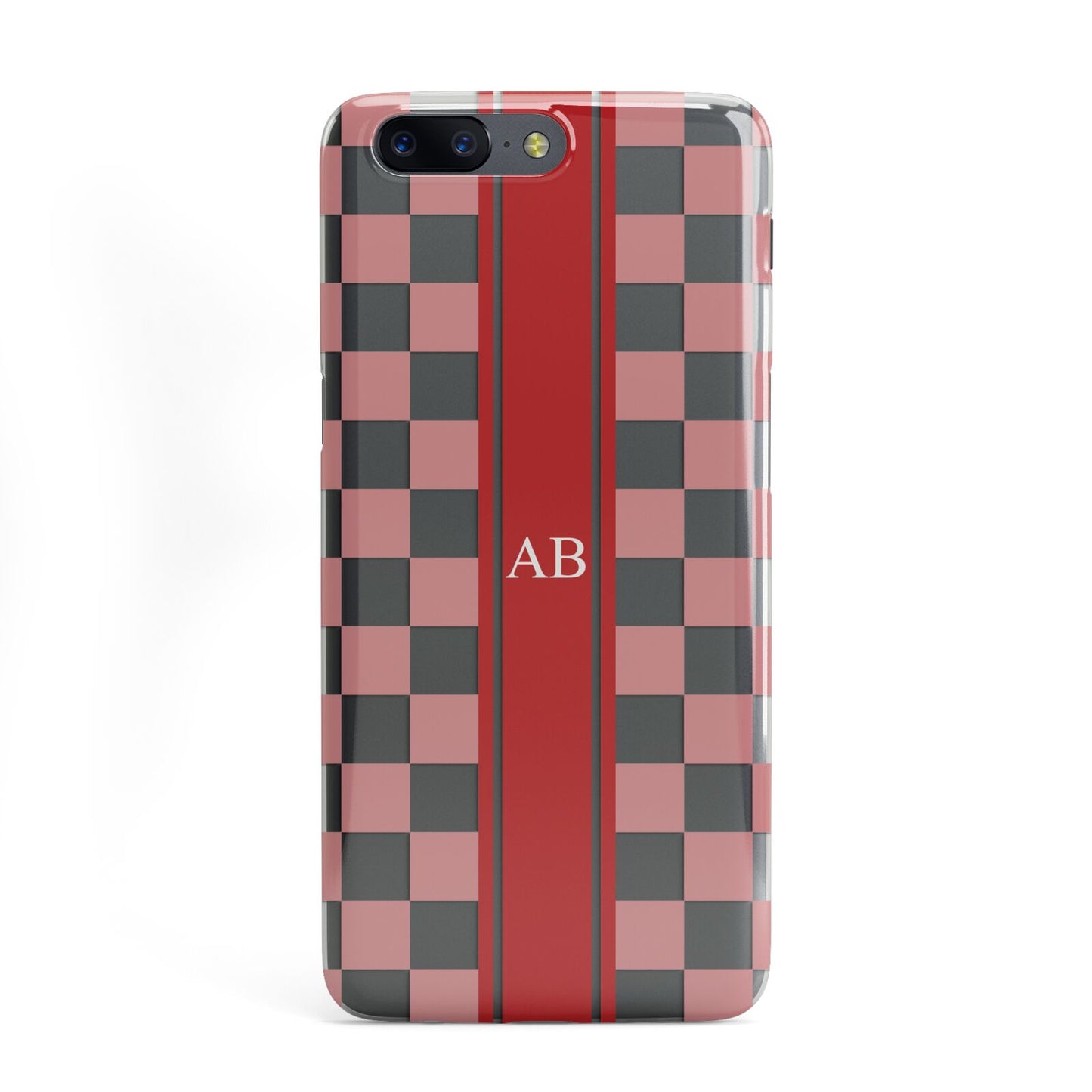 Personalised Checkered OnePlus Case