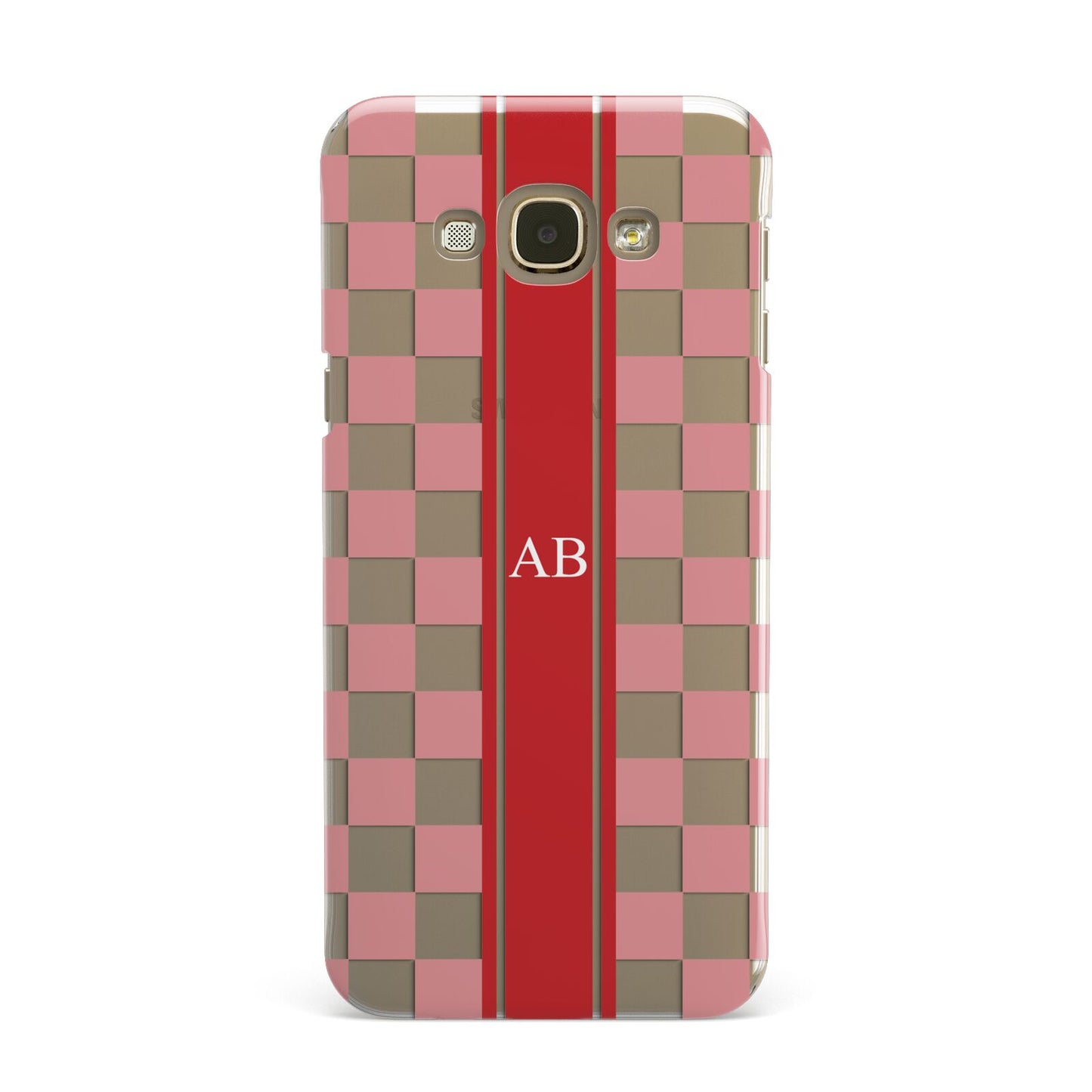 Personalised Checkered Samsung Galaxy A8 Case