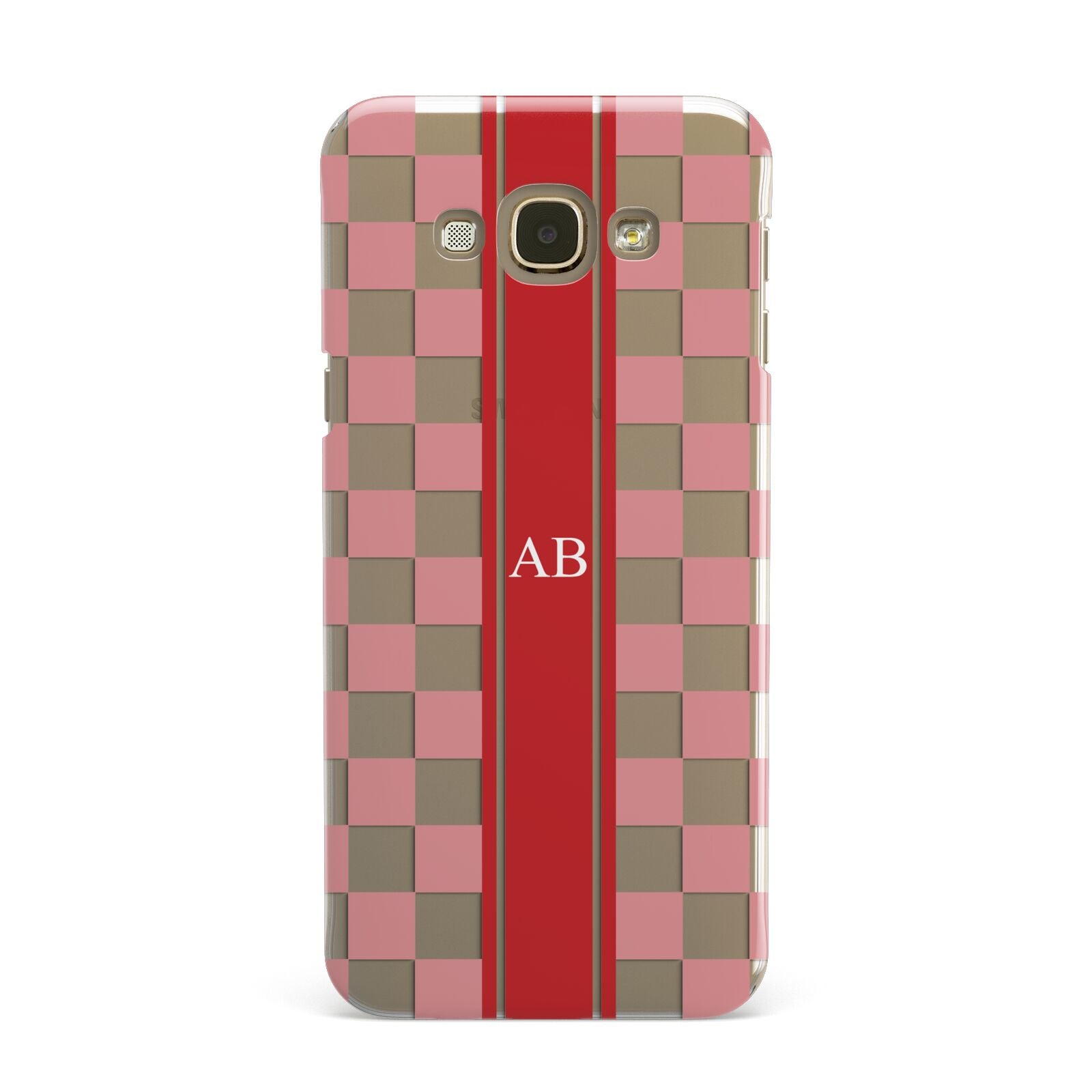 Personalised Checkered Samsung Galaxy A8 Case