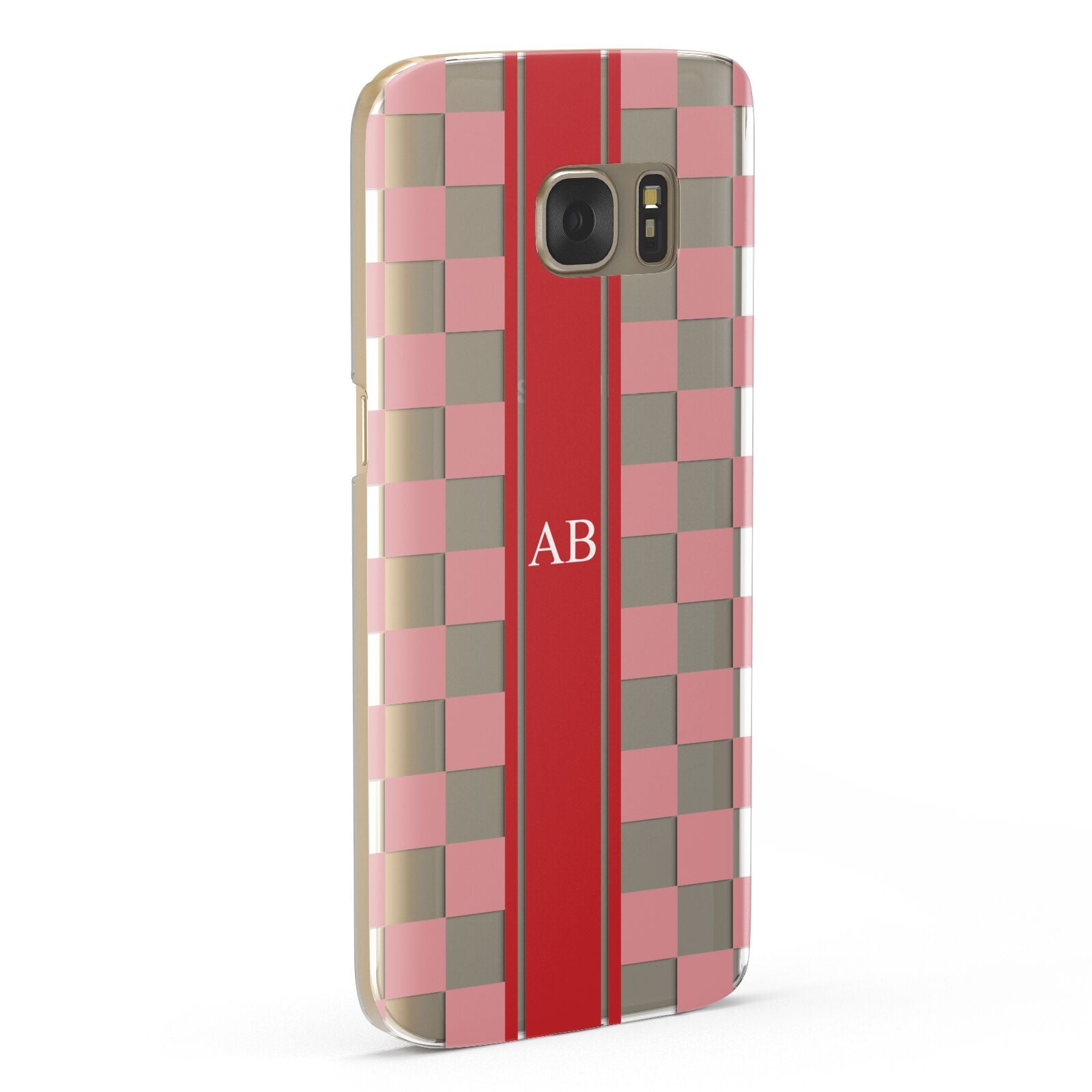 Personalised Checkered Samsung Galaxy Case Fourty Five Degrees