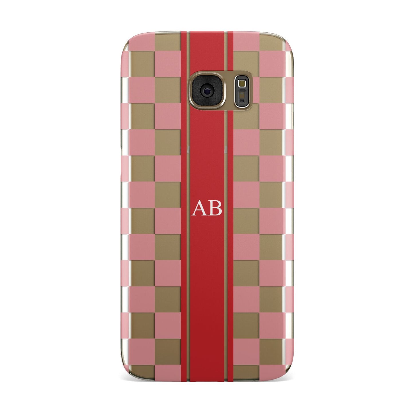 Personalised Checkered Samsung Galaxy Case