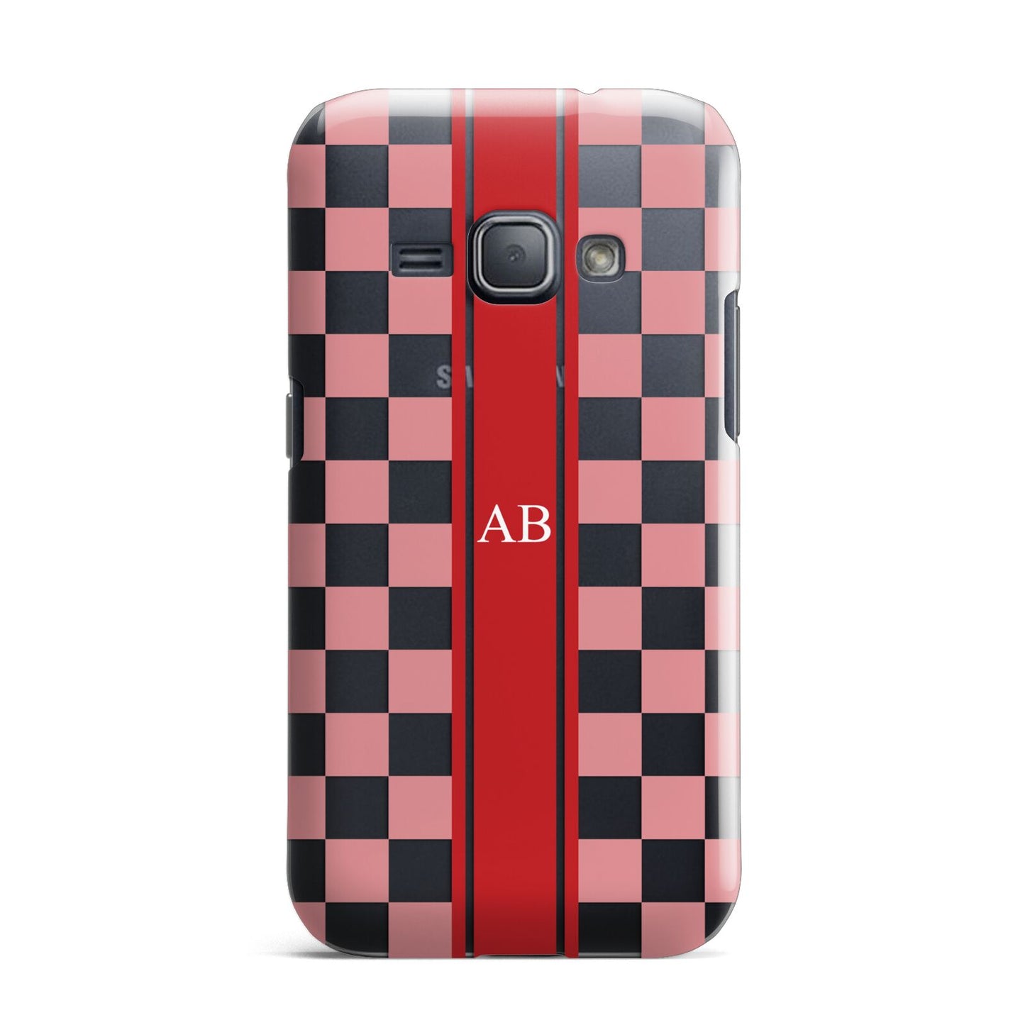 Personalised Checkered Samsung Galaxy J1 2016 Case