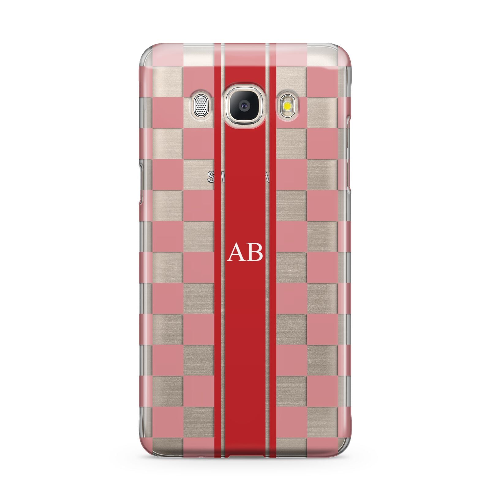 Personalised Checkered Samsung Galaxy J5 2016 Case