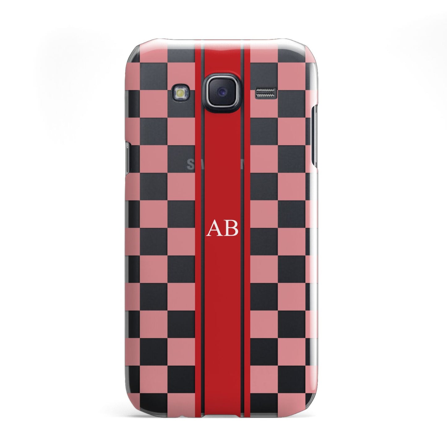 Personalised Checkered Samsung Galaxy J5 Case