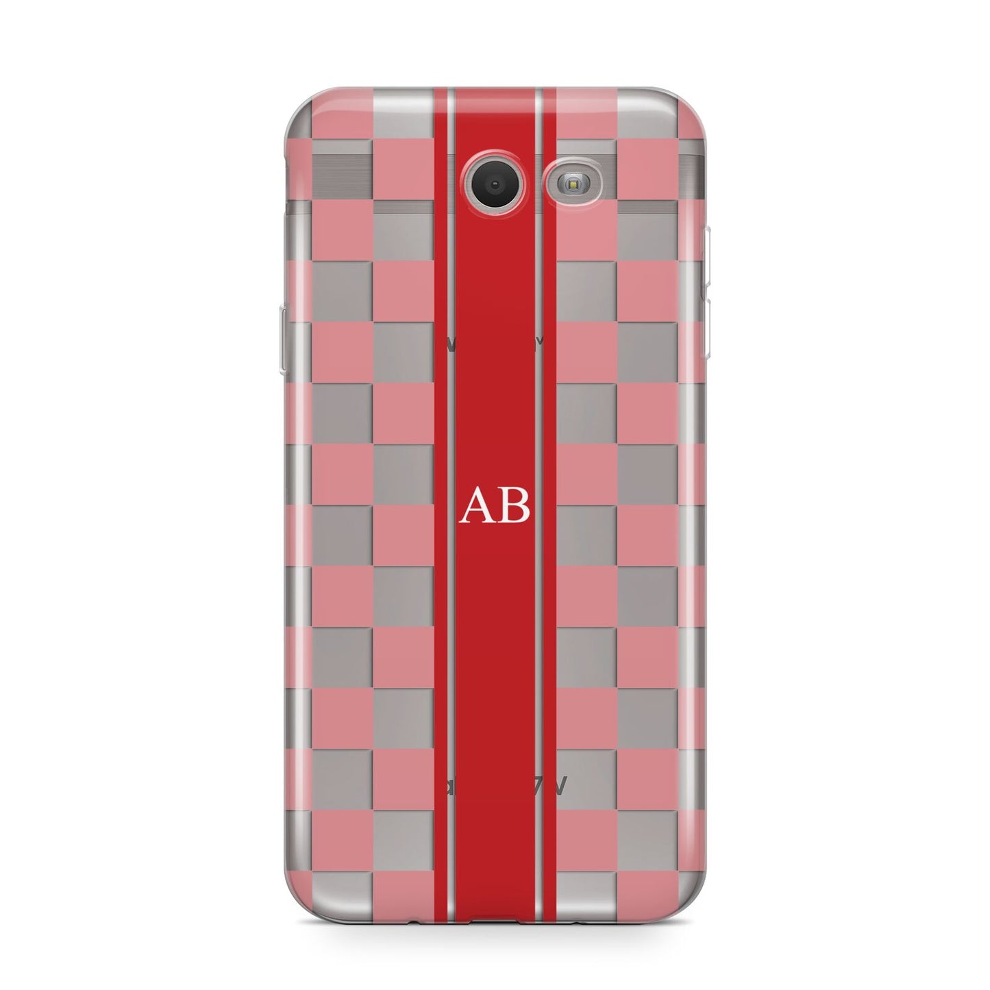 Personalised Checkered Samsung Galaxy J7 2017 Case