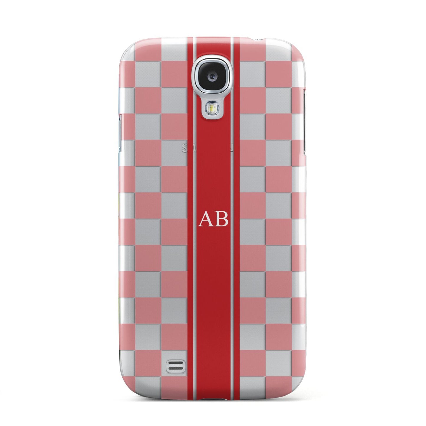 Personalised Checkered Samsung Galaxy S4 Case