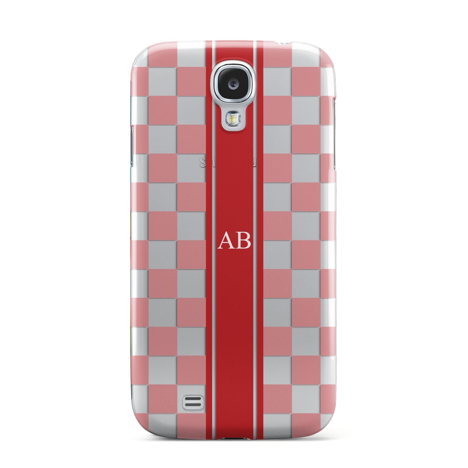 Personalised Checkered Samsung Galaxy S4 Case