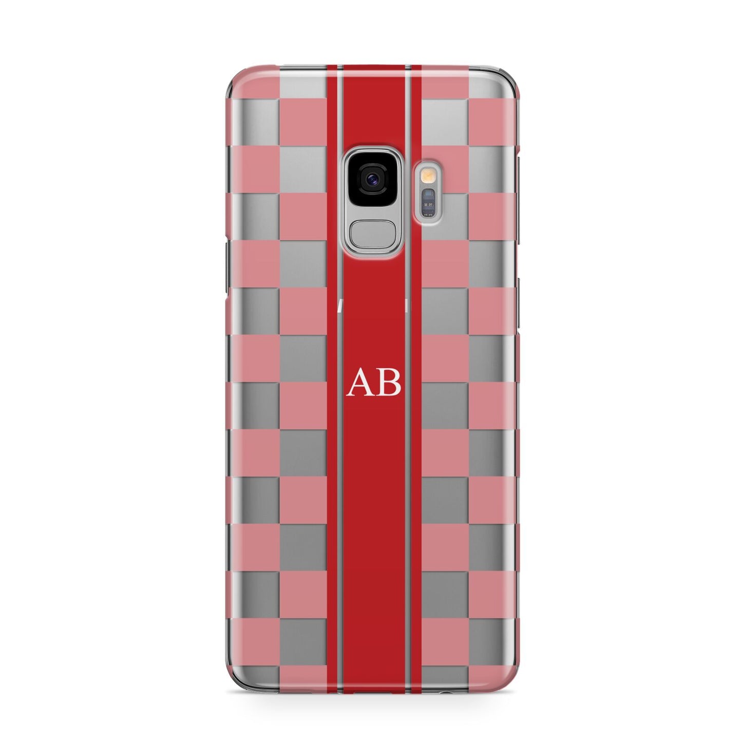 Personalised Checkered Samsung Galaxy S9 Case