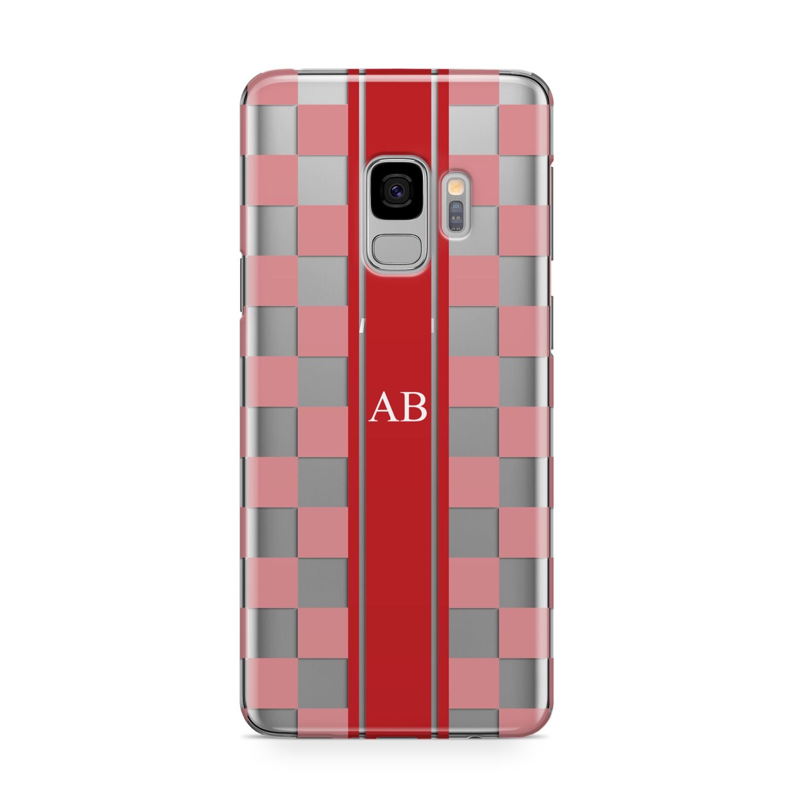 Personalised Checkered Samsung Galaxy S9 Case