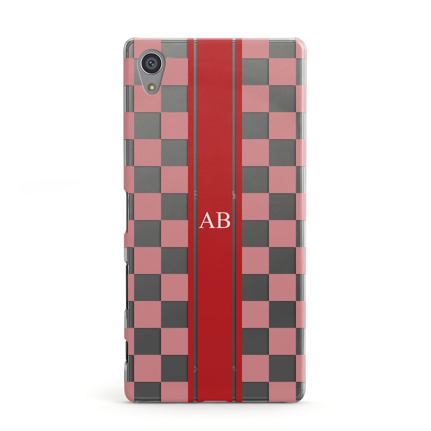 Personalised Checkered Sony Xperia Case