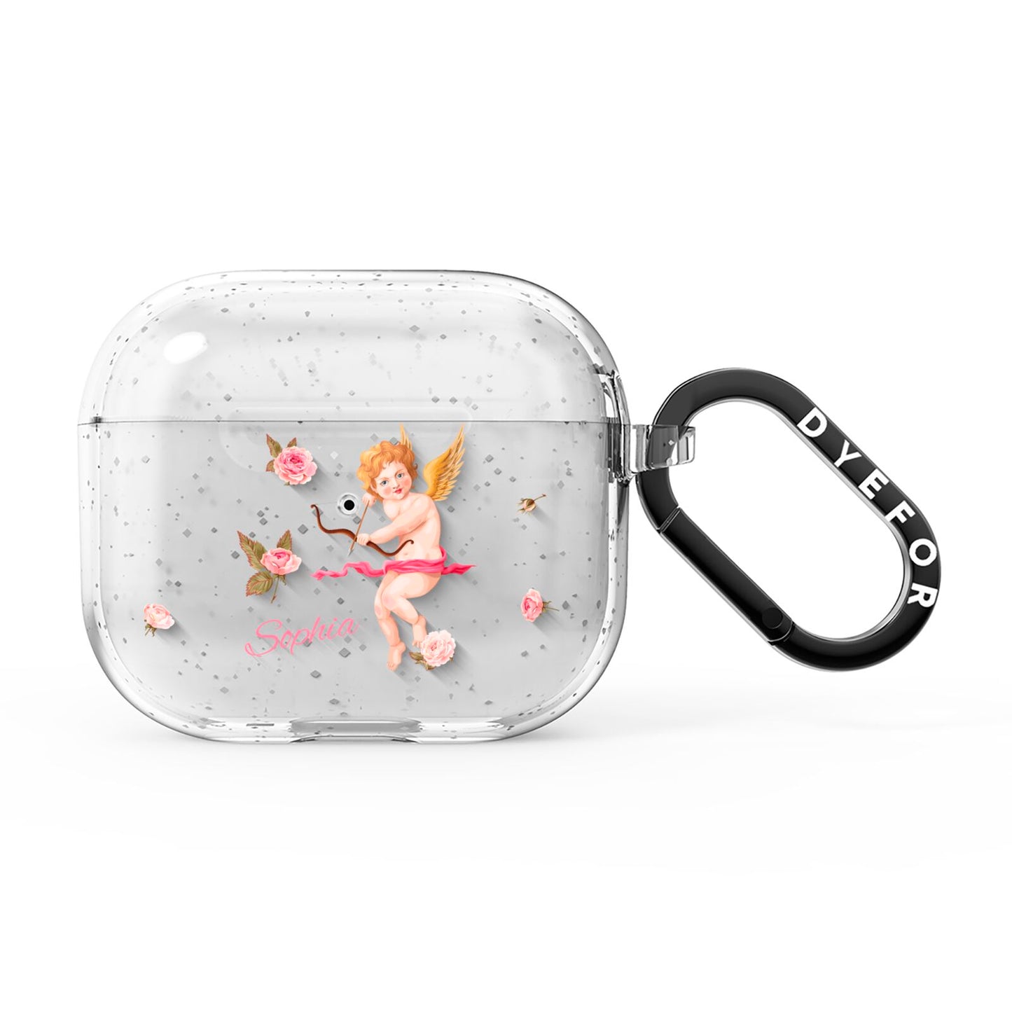 Personalised Cherub AirPods Glitter Case 3rd Gen