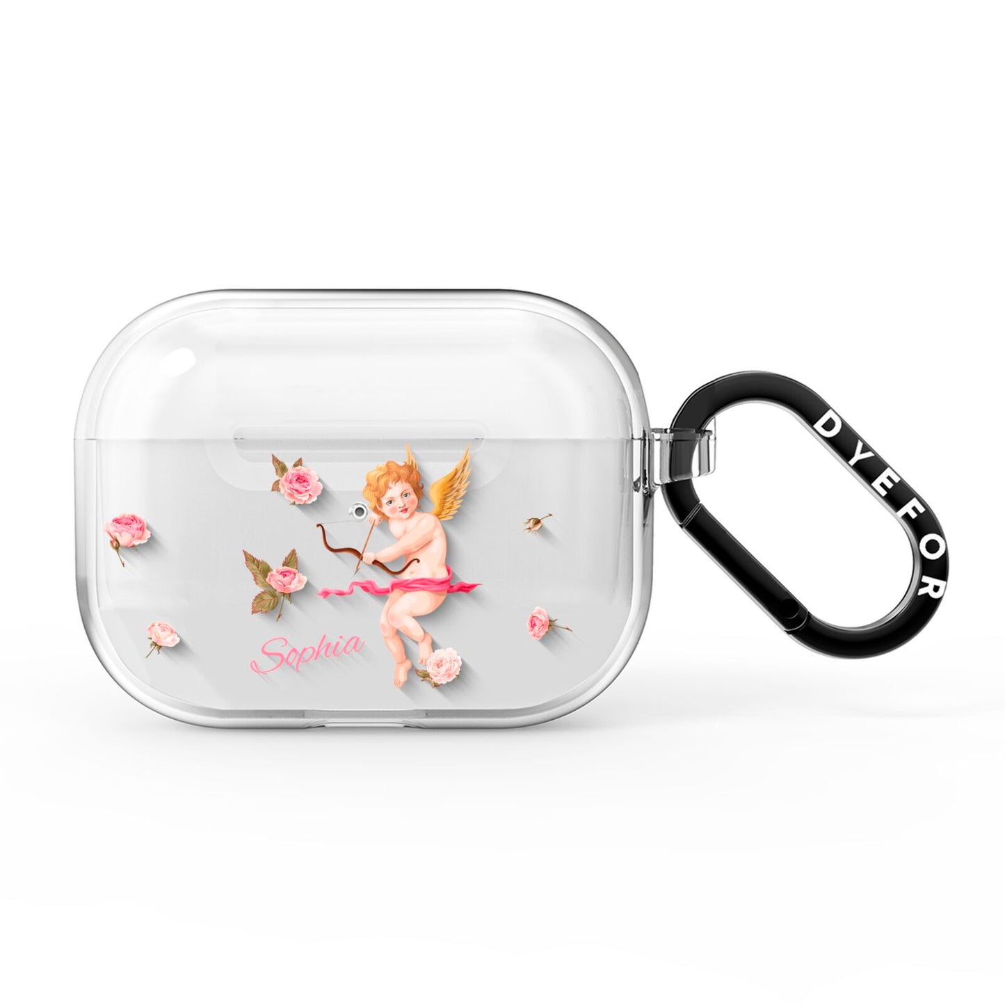 Personalised Cherub AirPods Pro Clear Case