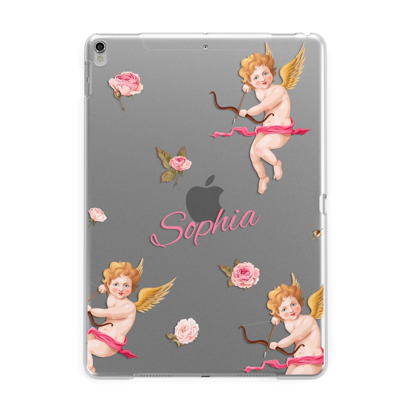 Personalised Cherub Apple iPad Silver Case