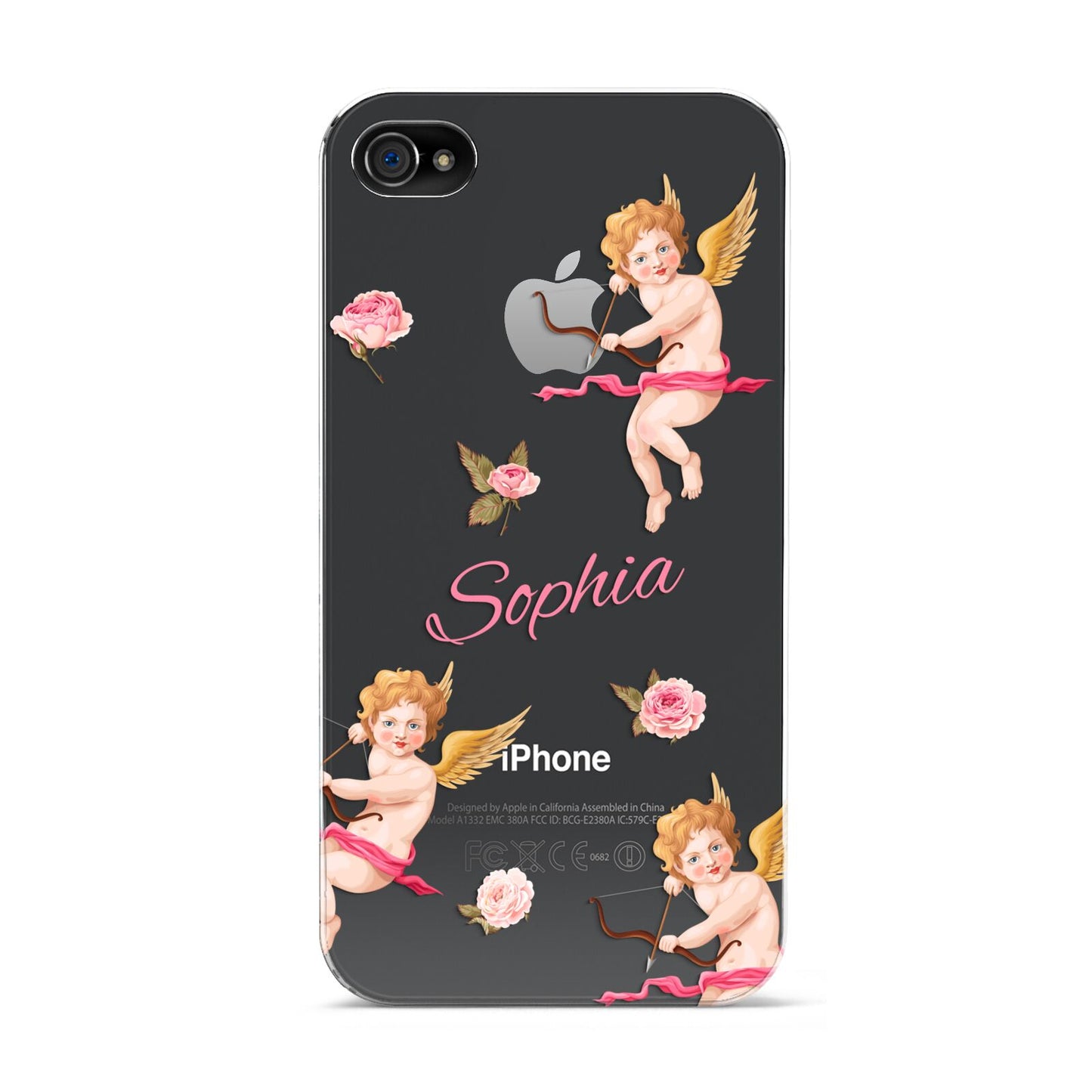 Personalised Cherub Apple iPhone 4s Case