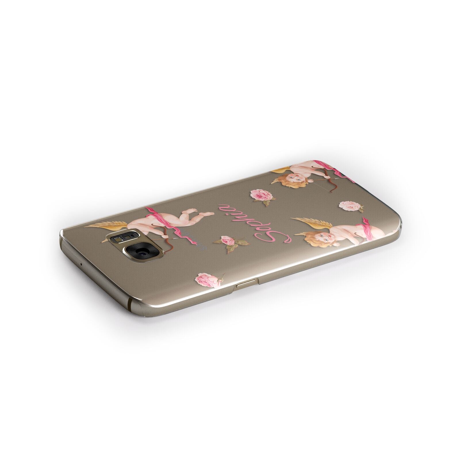 Personalised Cherub Samsung Galaxy Case Side Close Up