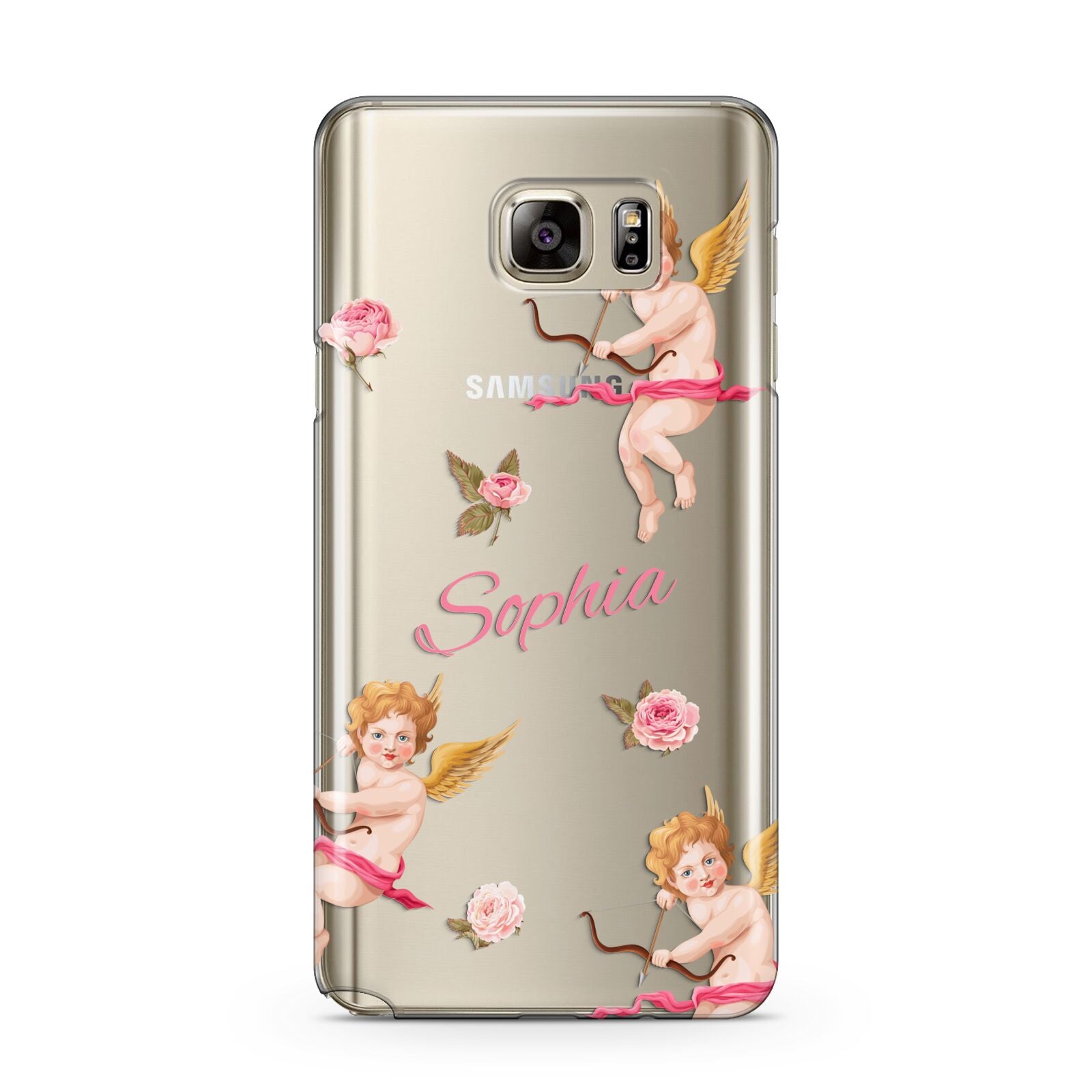 Personalised Cherub Samsung Galaxy Note 5 Case