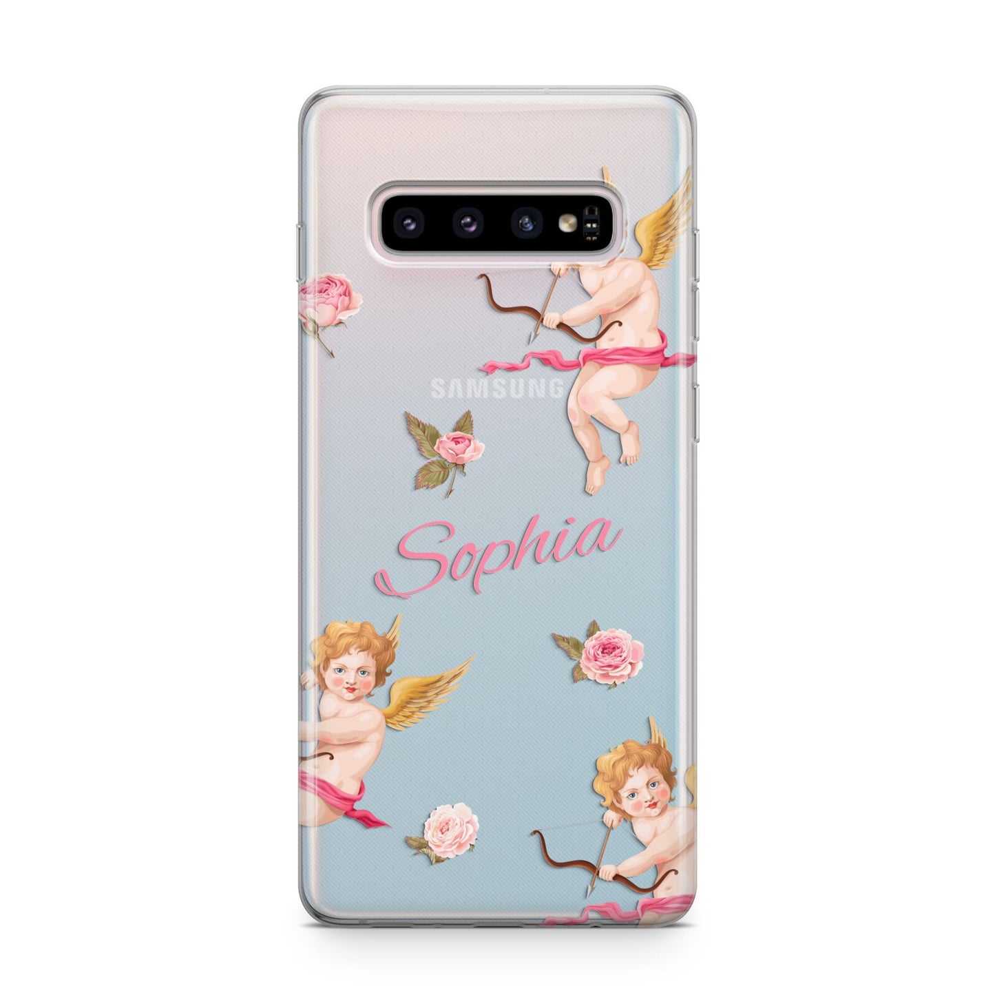 Personalised Cherub Samsung Galaxy S10 Plus Case