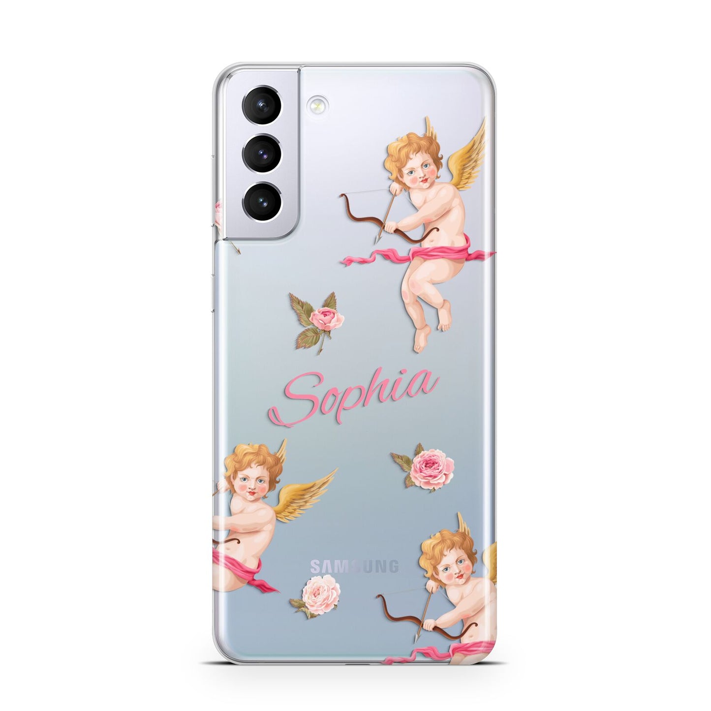 Personalised Cherub Samsung S21 Plus Case