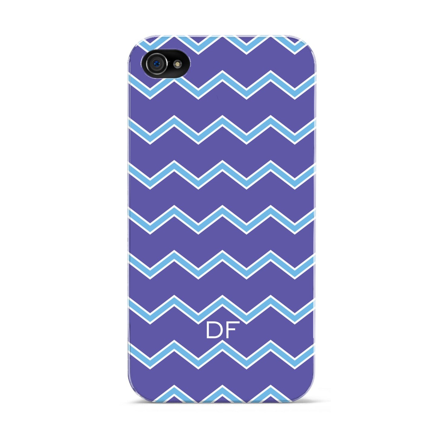 Personalised Chevron 2 Tone Apple iPhone 4s Case