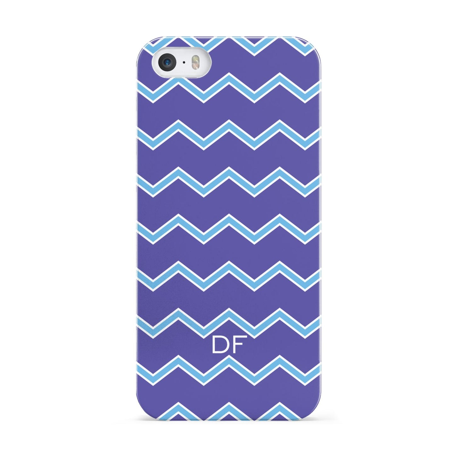 Personalised Chevron 2 Tone Apple iPhone 5 Case