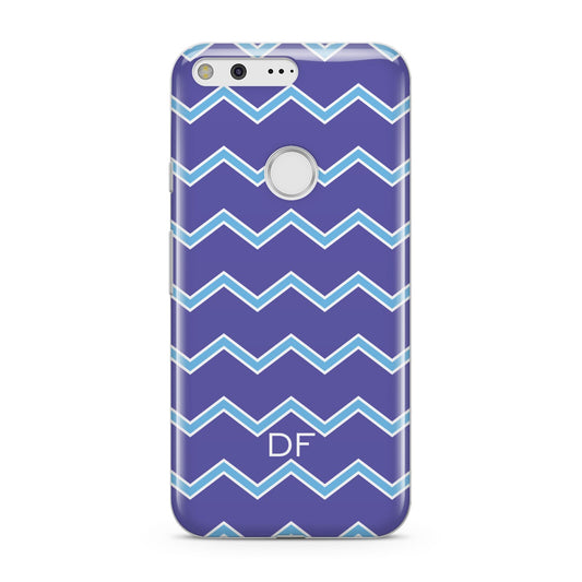 Personalised Chevron 2 Tone Google Pixel Case