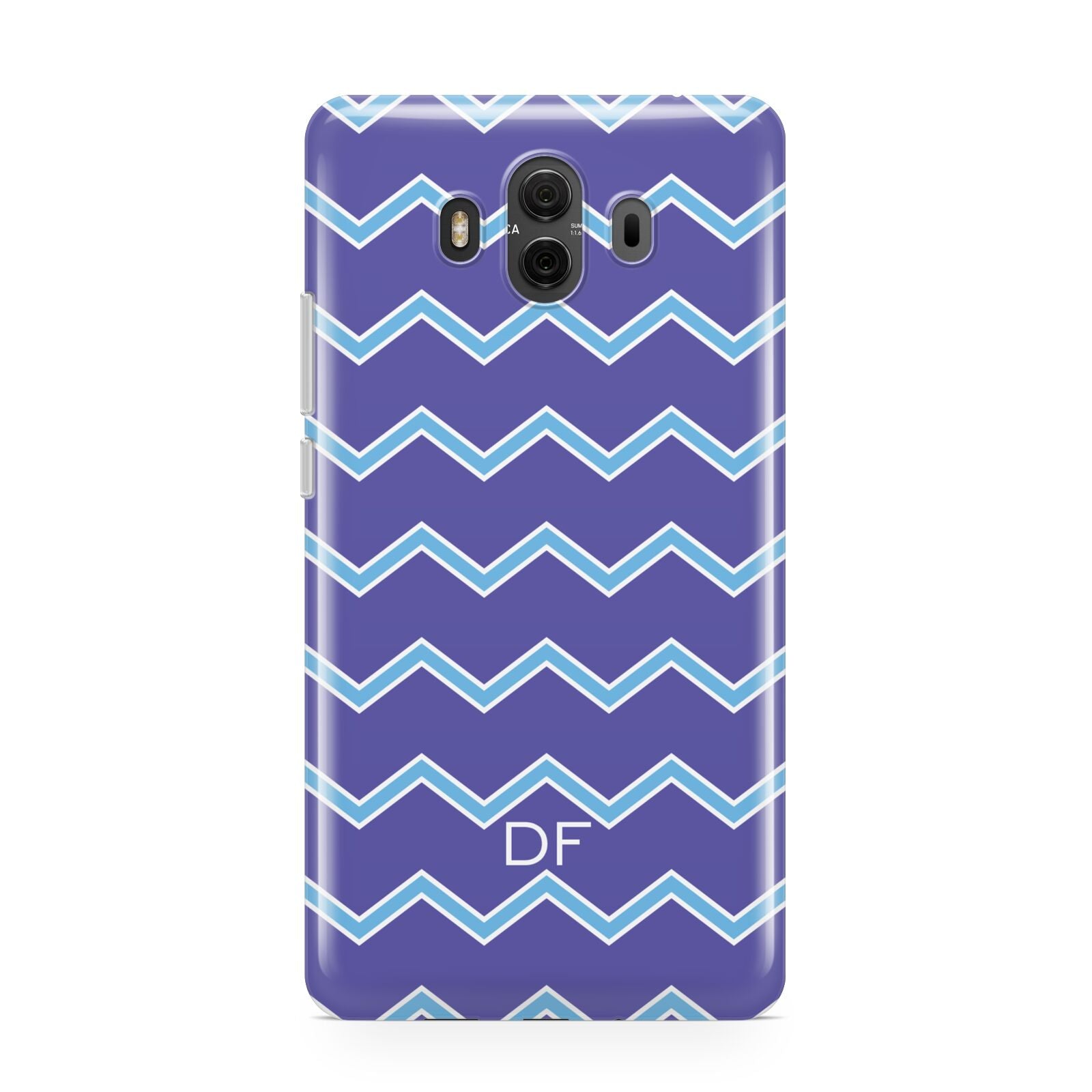 Personalised Chevron 2 Tone Huawei Mate 10 Protective Phone Case