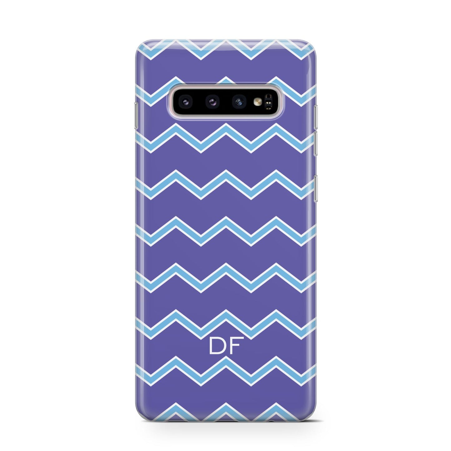 Personalised Chevron 2 Tone Protective Samsung Galaxy Case