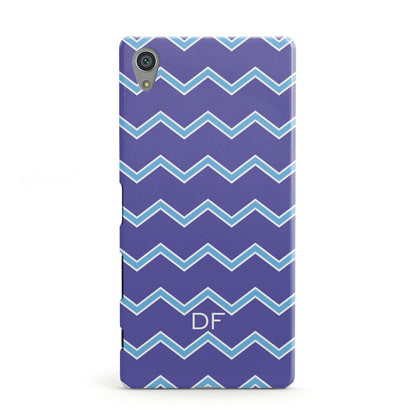 Personalised Chevron 2 Tone Sony Xperia Case