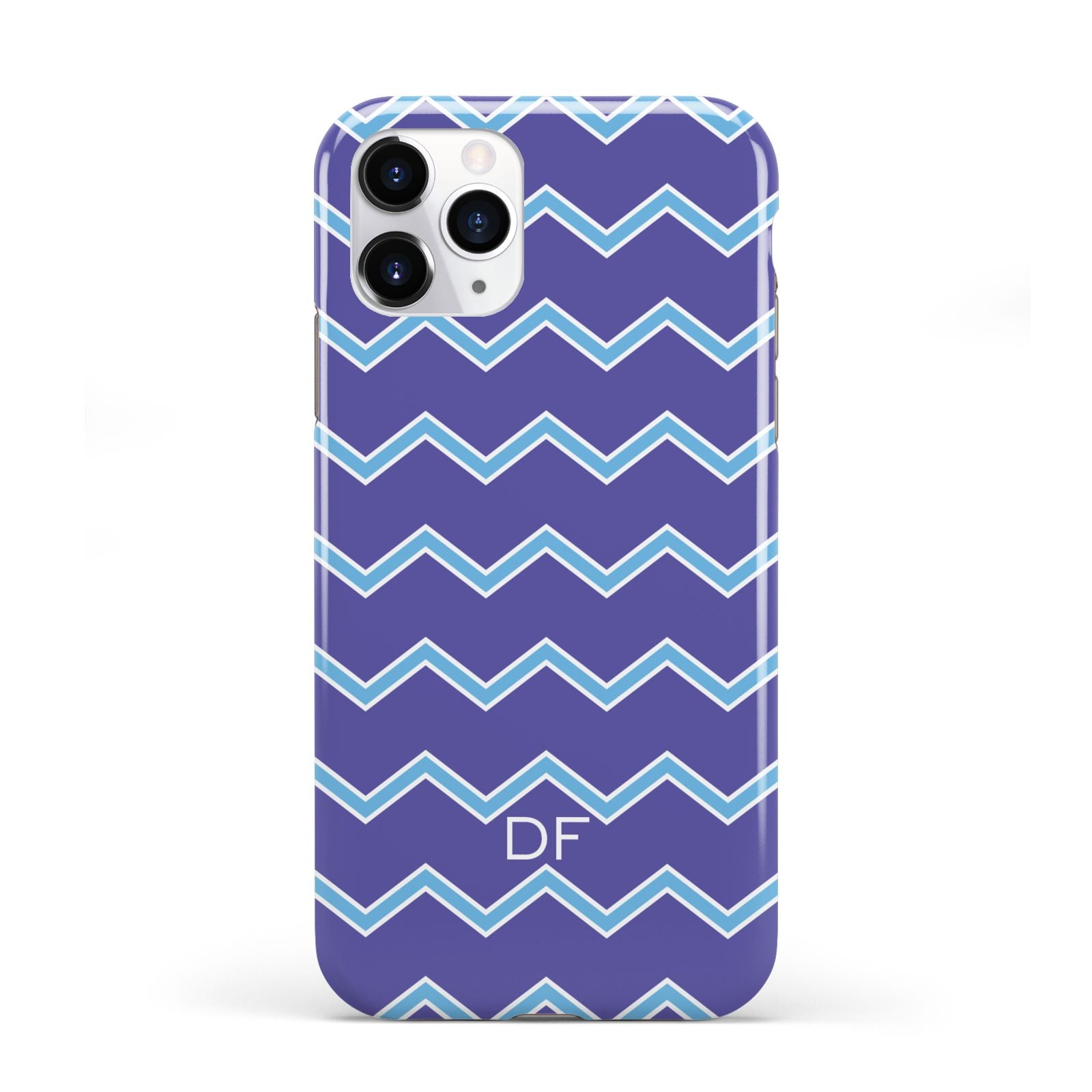 Personalised Chevron 2 Tone iPhone 11 Pro 3D Tough Case