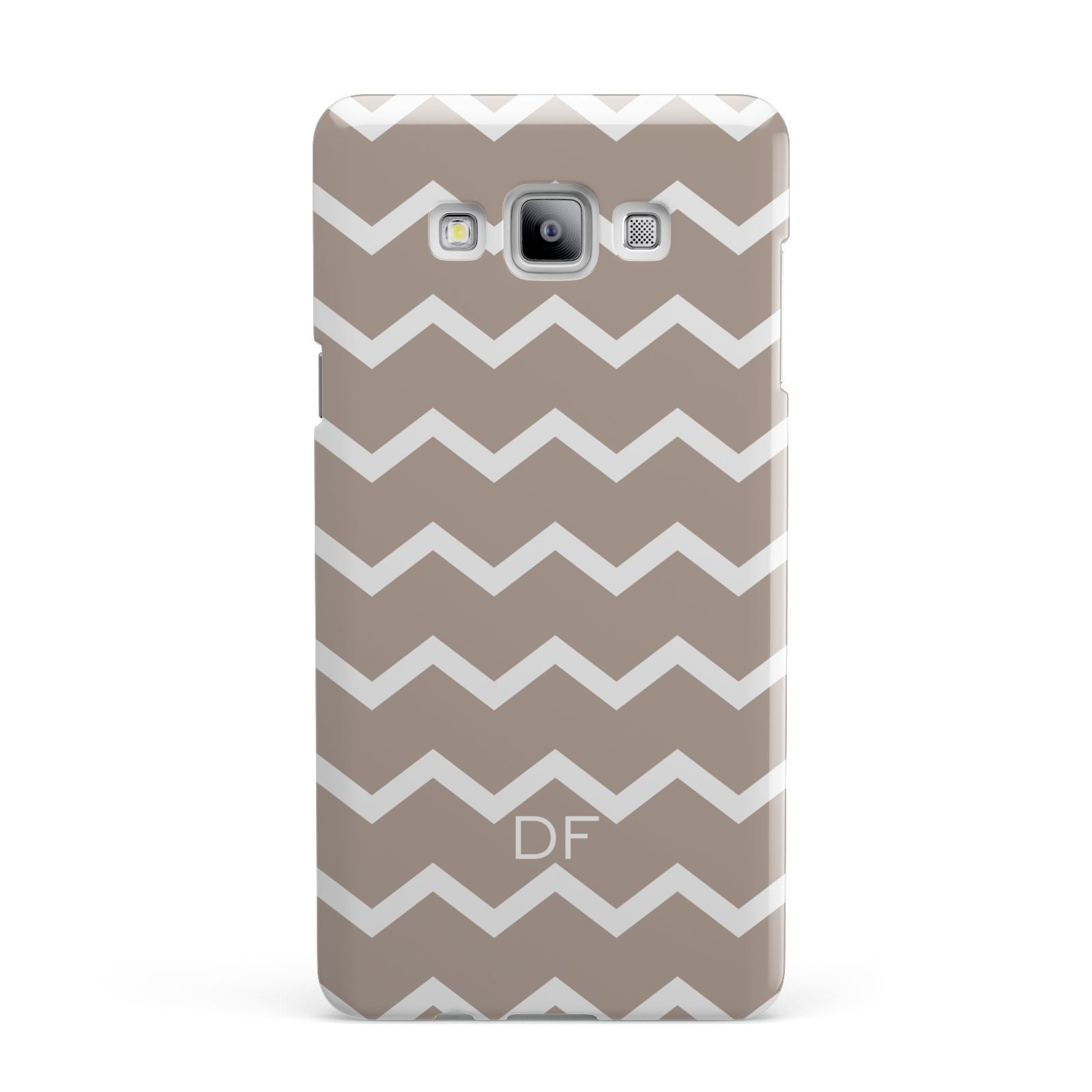 Personalised Chevron Beige Samsung Galaxy A7 2015 Case