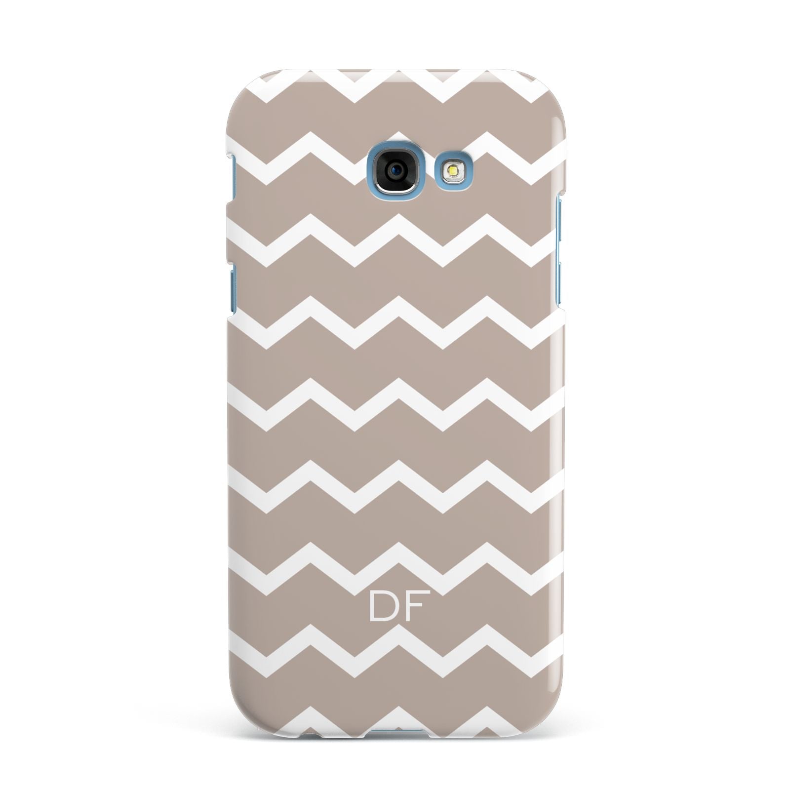 Personalised Chevron Beige Samsung Galaxy A7 2017 Case