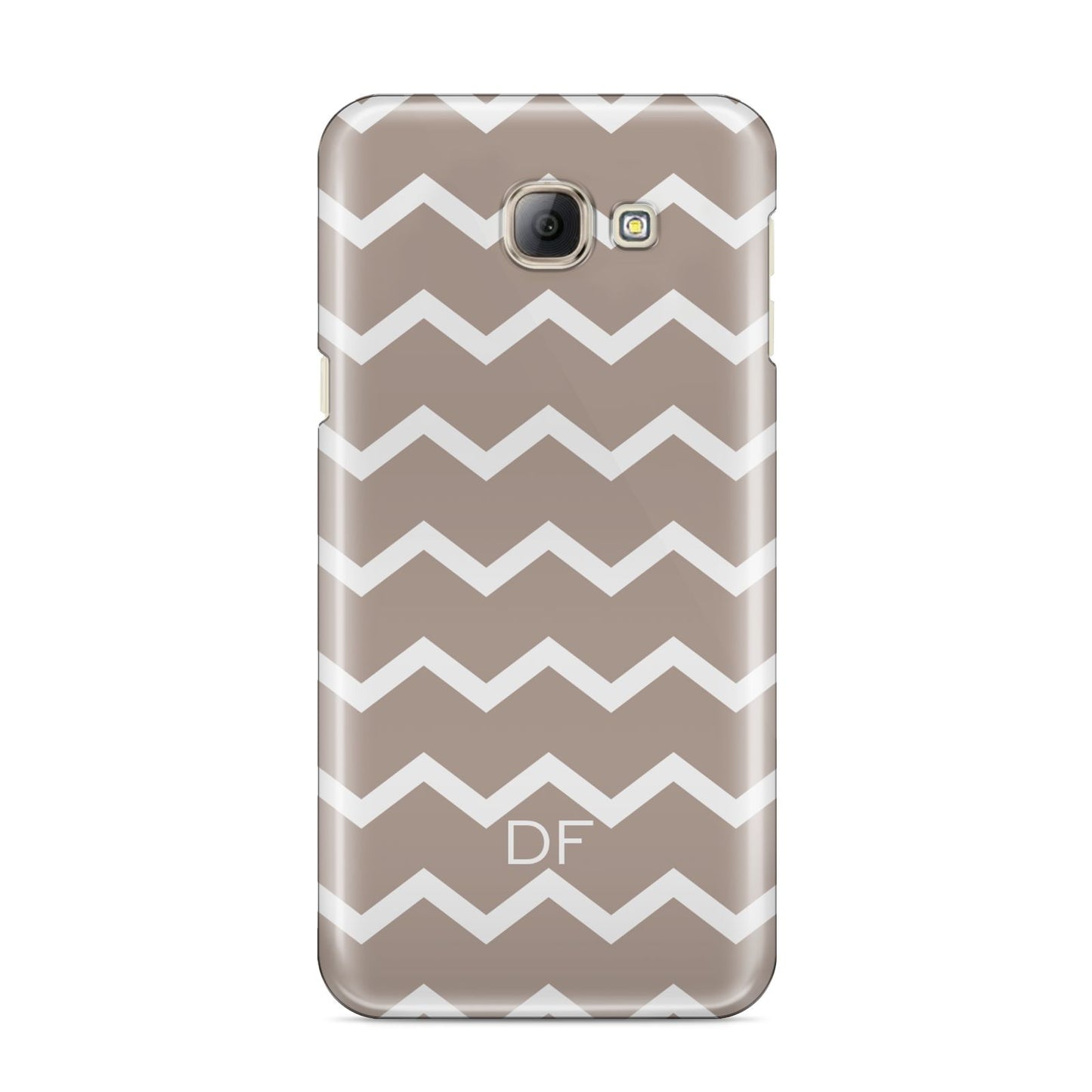 Personalised Chevron Beige Samsung Galaxy A8 2016 Case