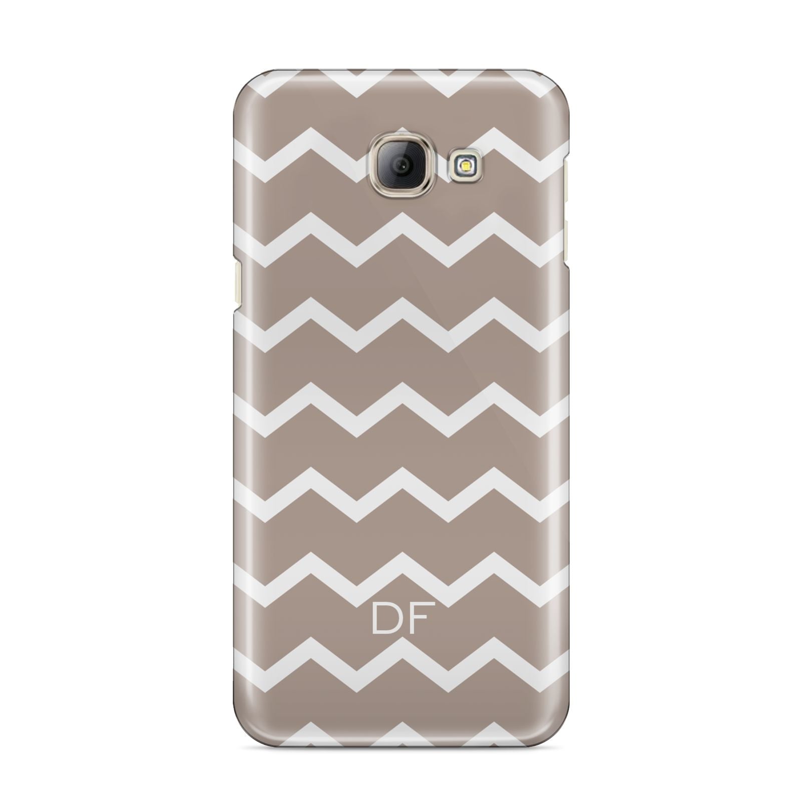 Personalised Chevron Beige Samsung Galaxy A8 2016 Case