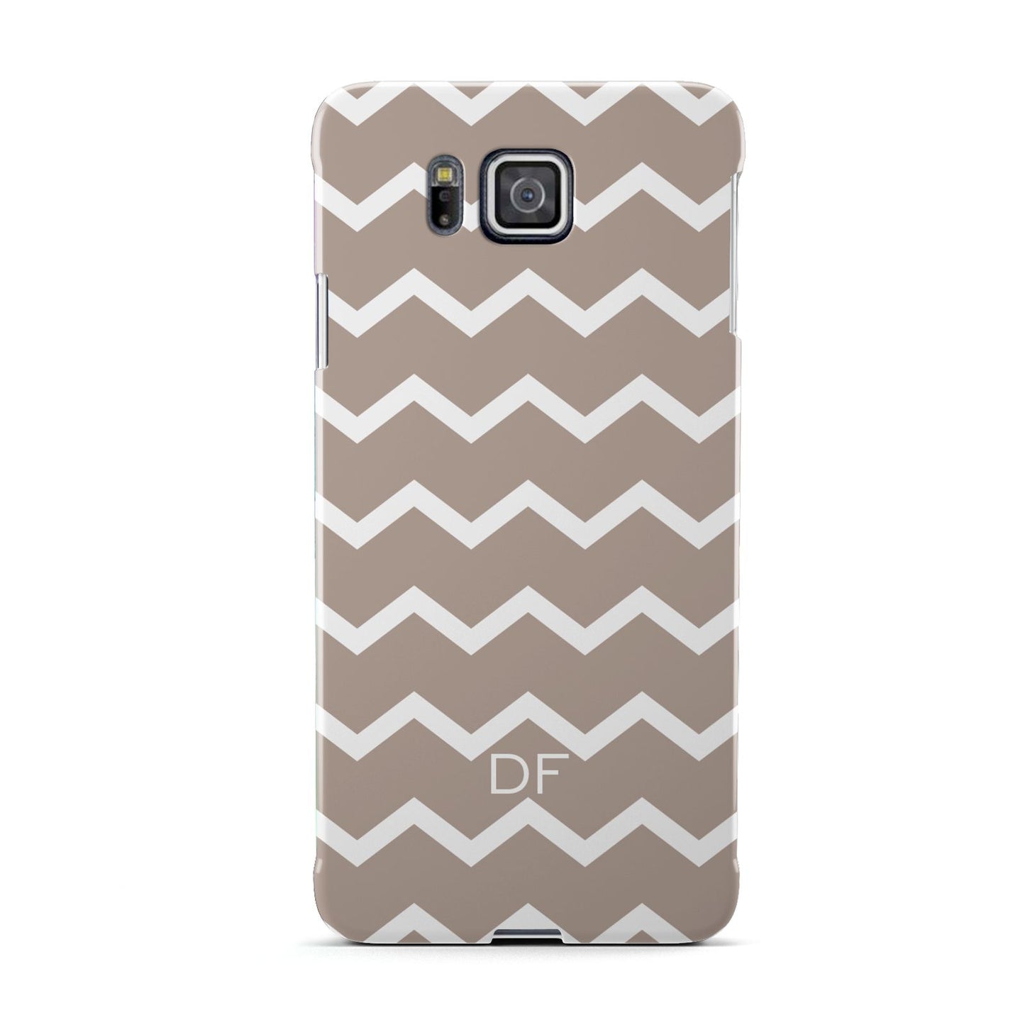 Personalised Chevron Beige Samsung Galaxy Alpha Case