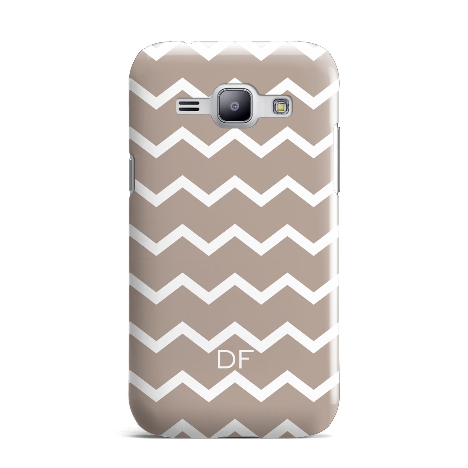 Personalised Chevron Beige Samsung Galaxy J1 2015 Case