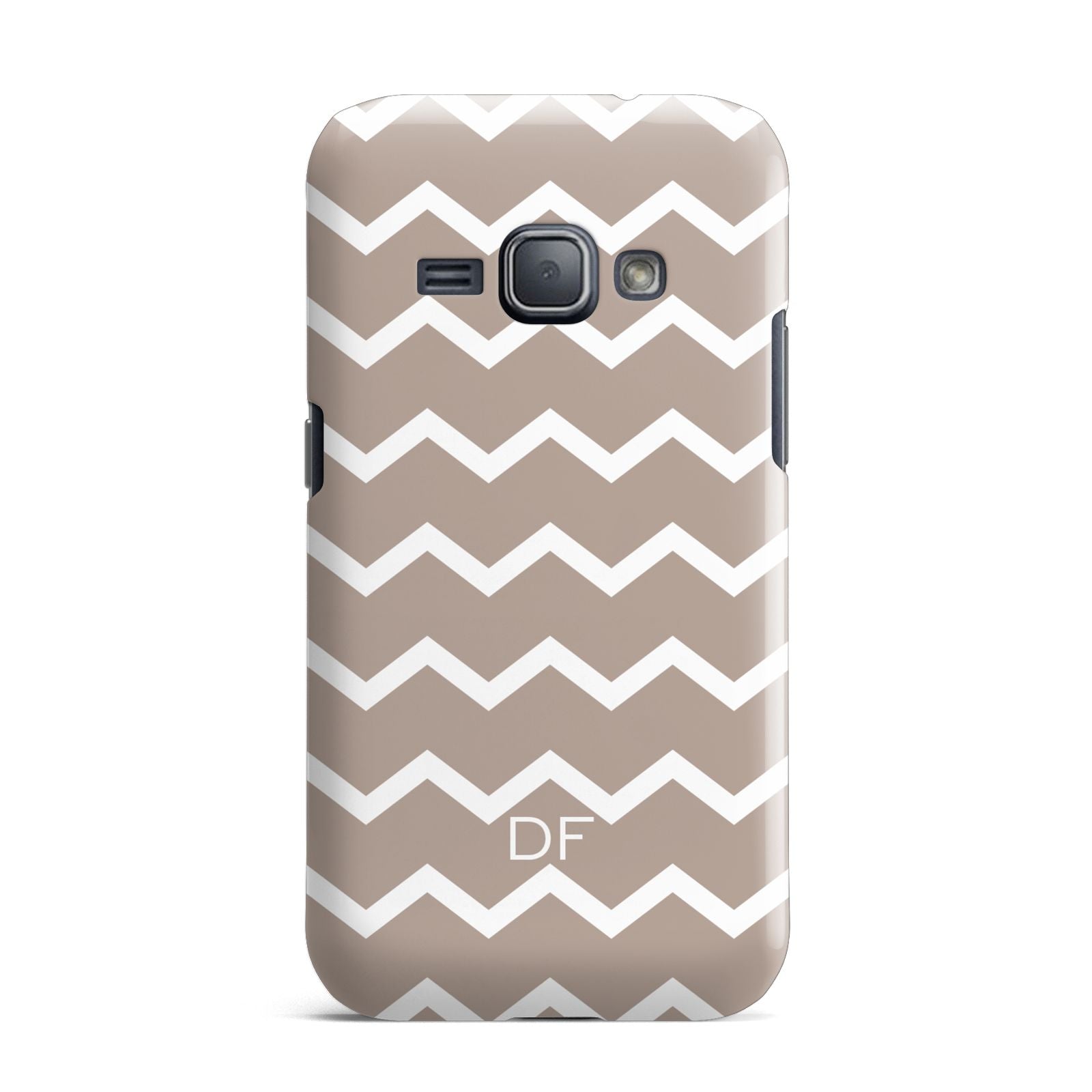 Personalised Chevron Beige Samsung Galaxy J1 2016 Case