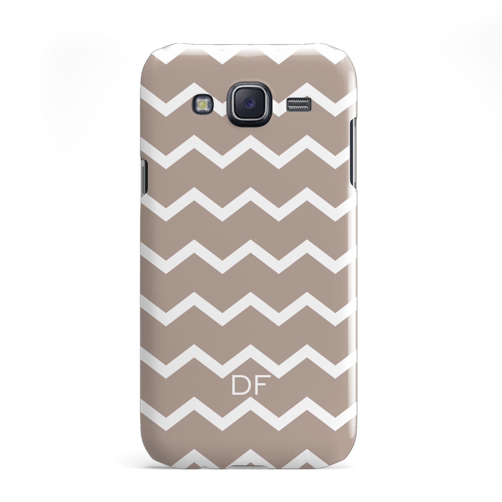 Personalised Chevron Beige Samsung Galaxy J5 Case