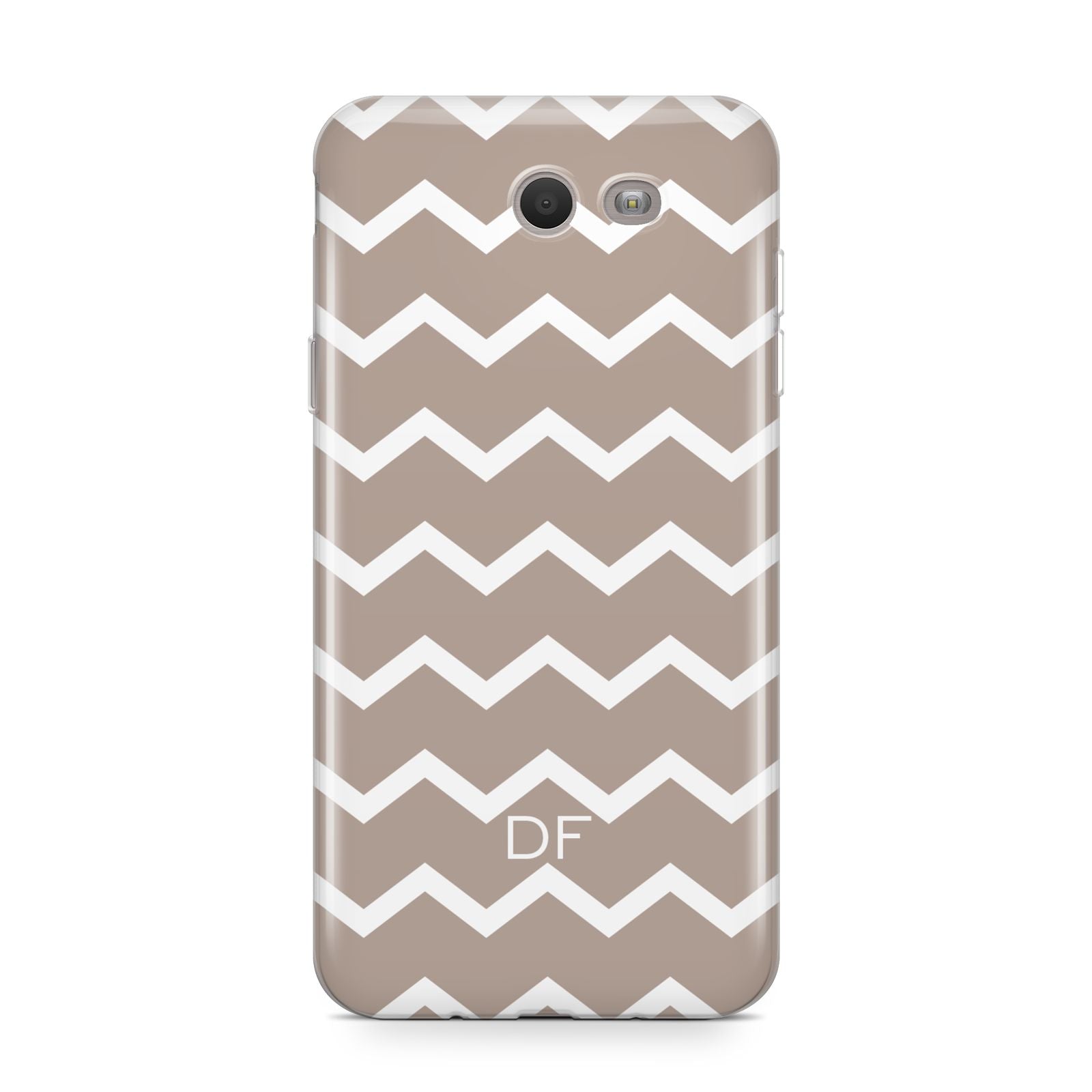 Personalised Chevron Beige Samsung Galaxy J7 2017 Case