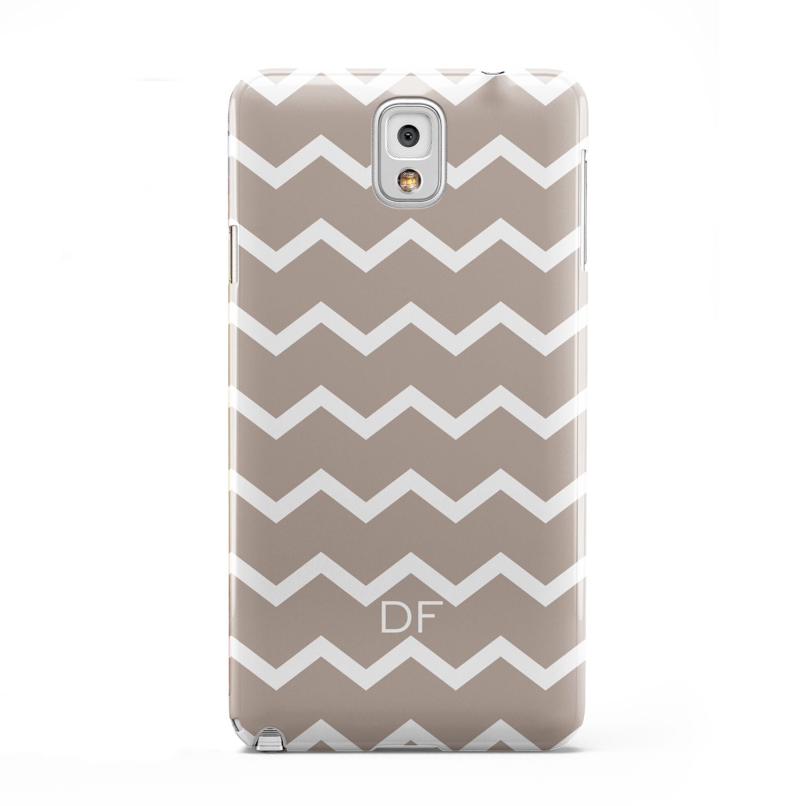 Personalised Chevron Beige Samsung Galaxy Note 3 Case