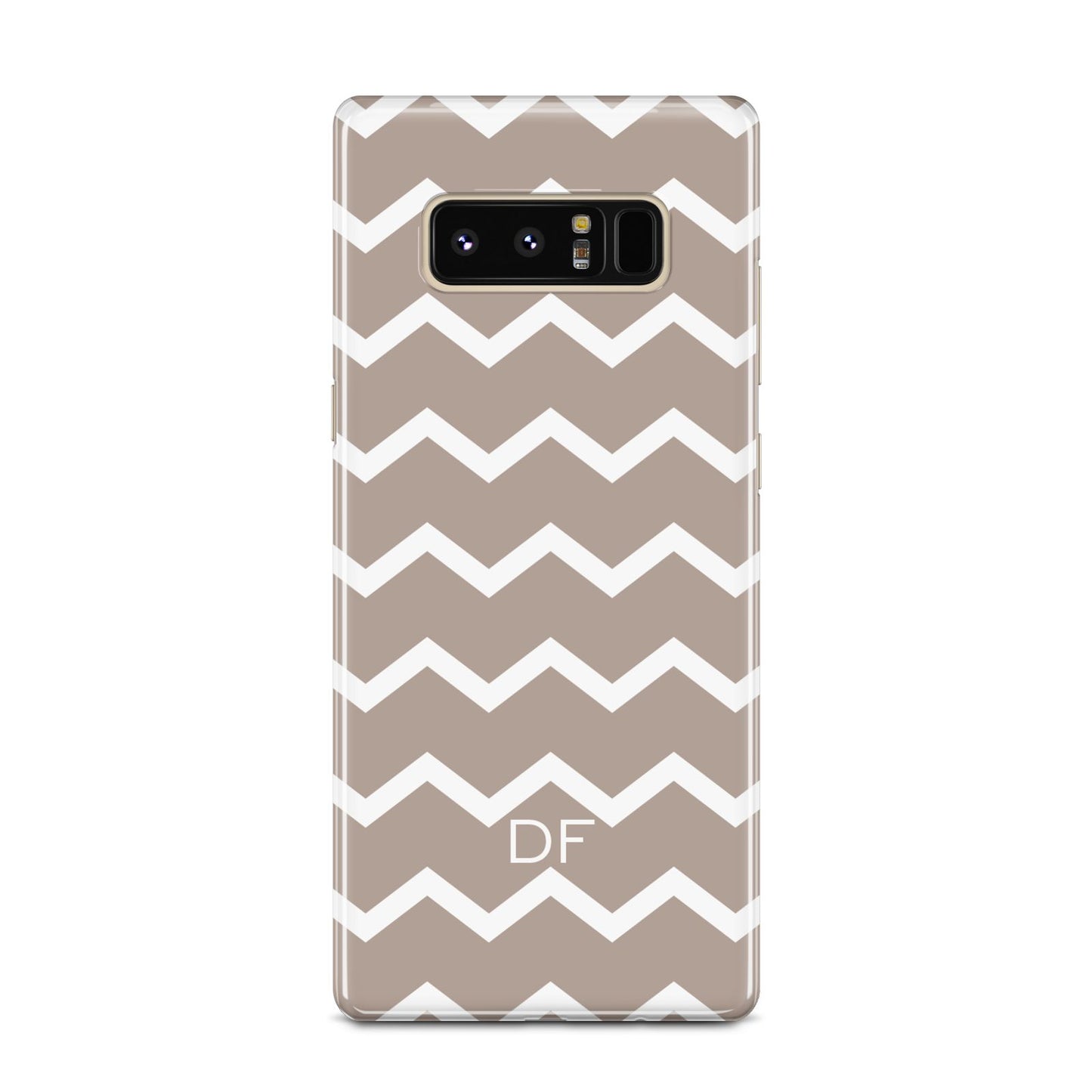 Personalised Chevron Beige Samsung Galaxy Note 8 Case